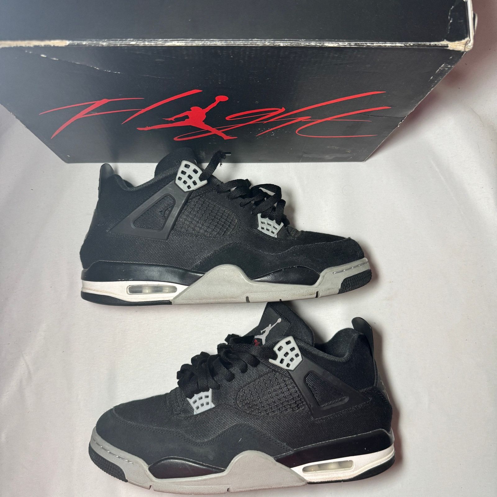 Jordan Brand × Nike Size 11 Nike Air Jordan 4 Retro SE Black Canvas Men's Shoes Size US 11 / EU 44 - 2 Thumbnail
