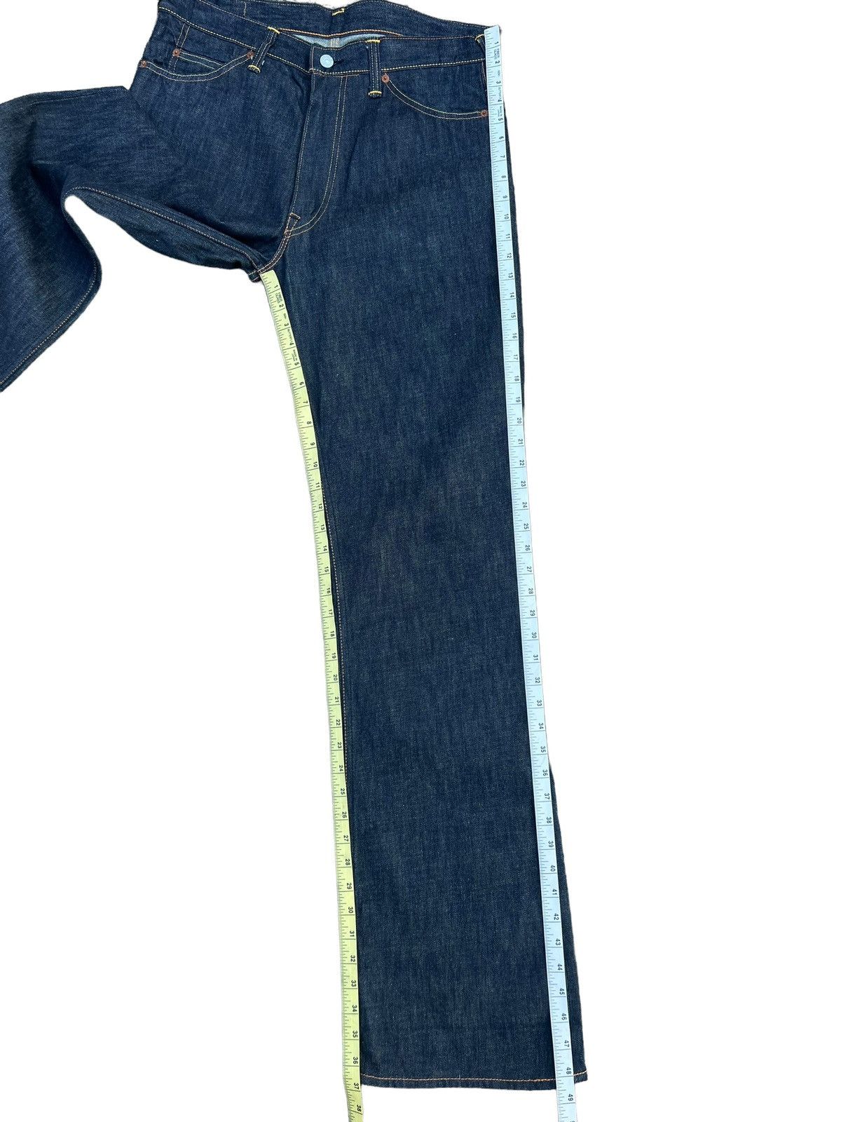 Evisu RARE!!! Vintage Evisu Japan Dark Blue Denim Flare Jeans Size US 34 / EU 50 - 5 Thumbnail