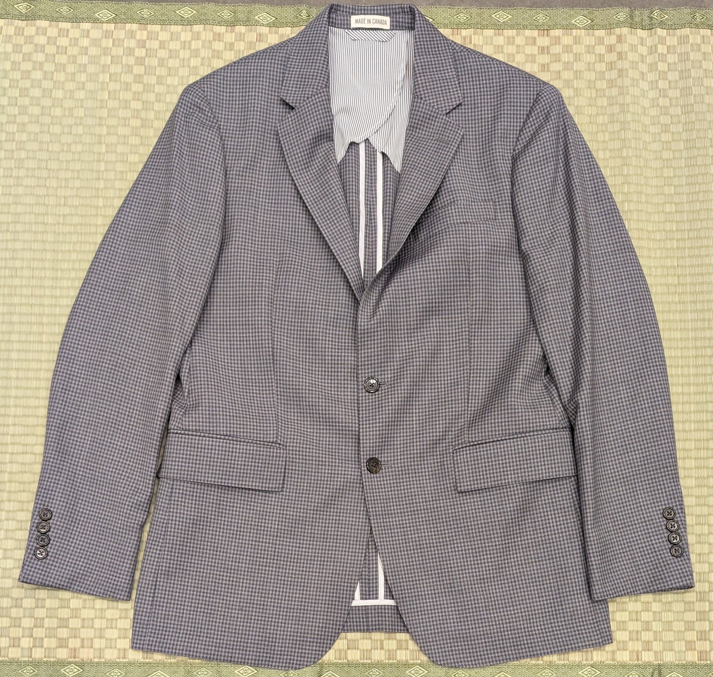 Todd Snyder Todd Snyder Mayfair Fit Sport Coat Blazer 100% Wool Check Size 38R - 1 Thumbnail