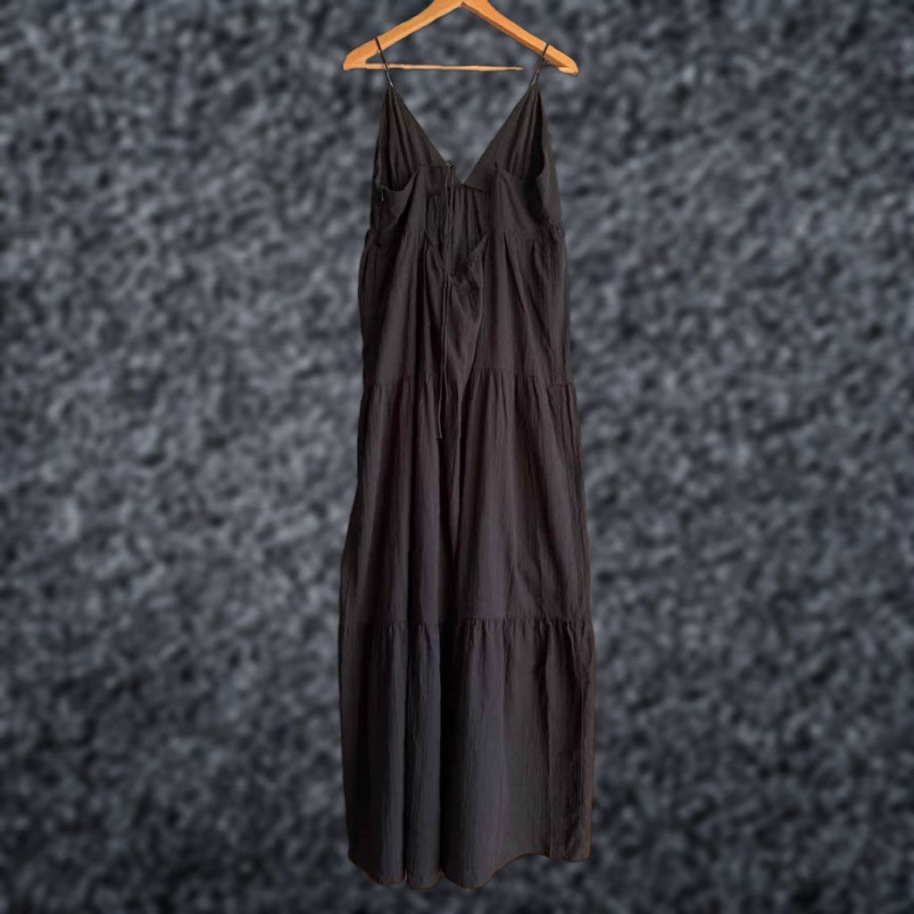 PRINCESS POLLY VINTAGE Princess Polly Chelsea Maxi Dress Black Tiered Dress 12 Womens Summer Party Bohemian Velvet? Size XL / US 12-14 / IT 48-50 - 1 Thumbnail