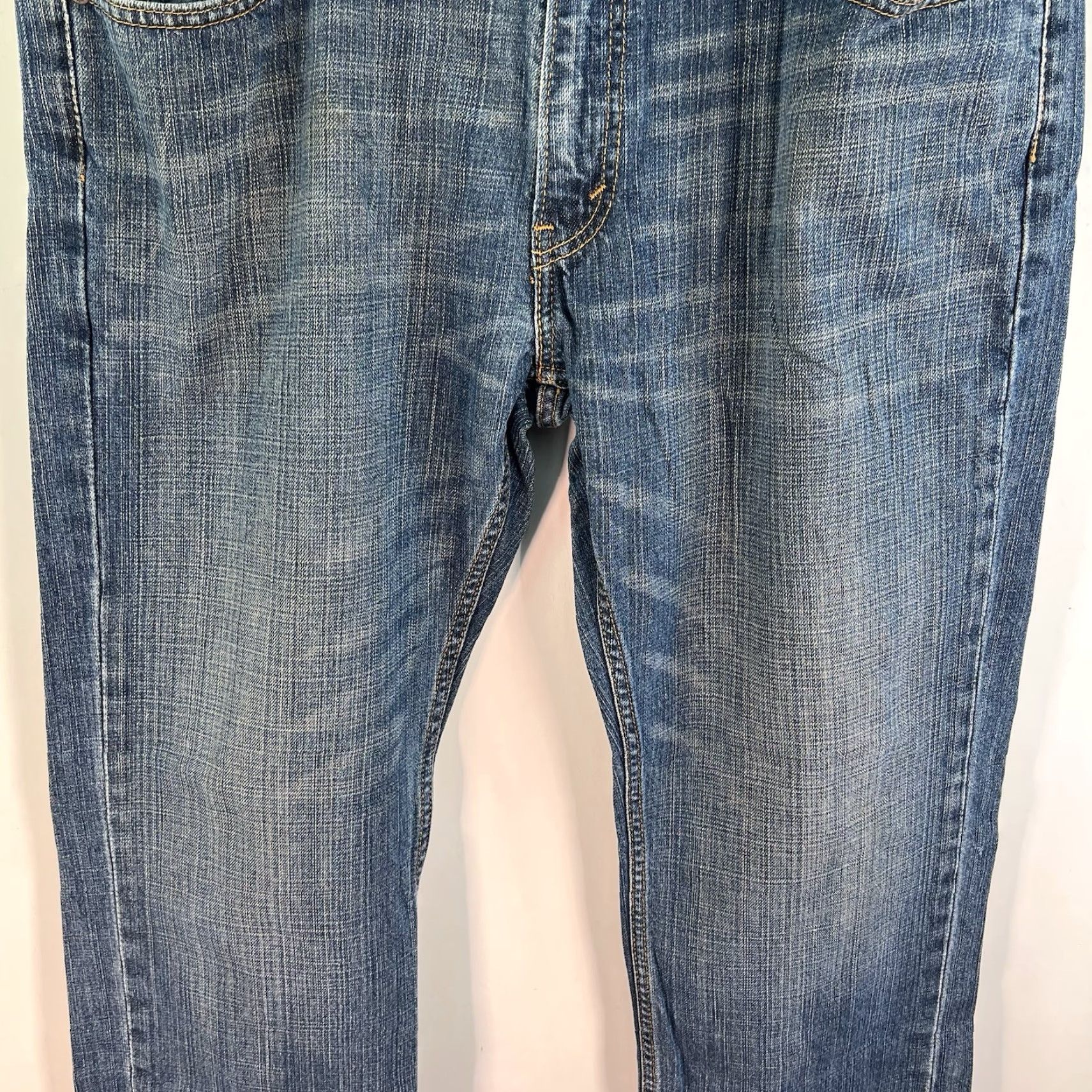 Levi's VINTAGE: No — Levi's 559 Relaxed Straight Jeans Mens 36 Regular 38x30 Blue Stretch Denim 5-Pocket USA 500 Series Mens Jeans Size US 36 / EU 52 - 3 Thumbnail