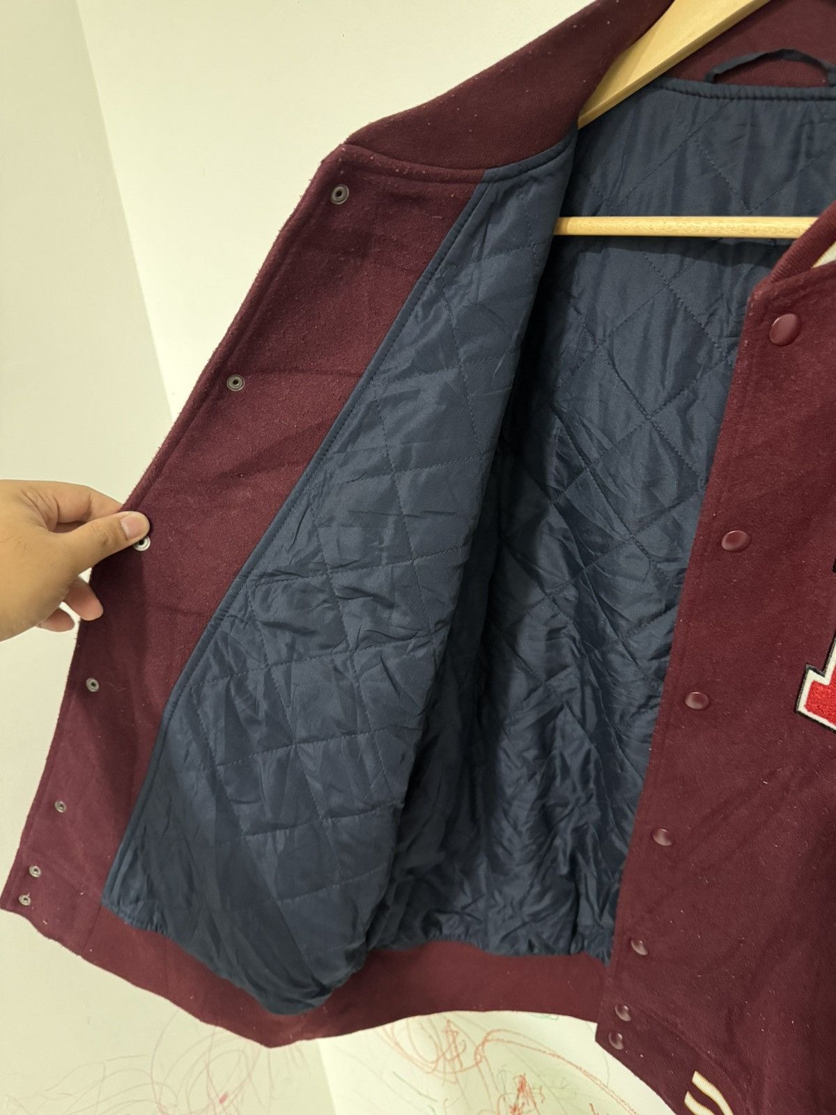 GU Vintage Harvard x GU Bomber Varsity Jacket Size US L / EU 52-54 / 3 - 7 Thumbnail