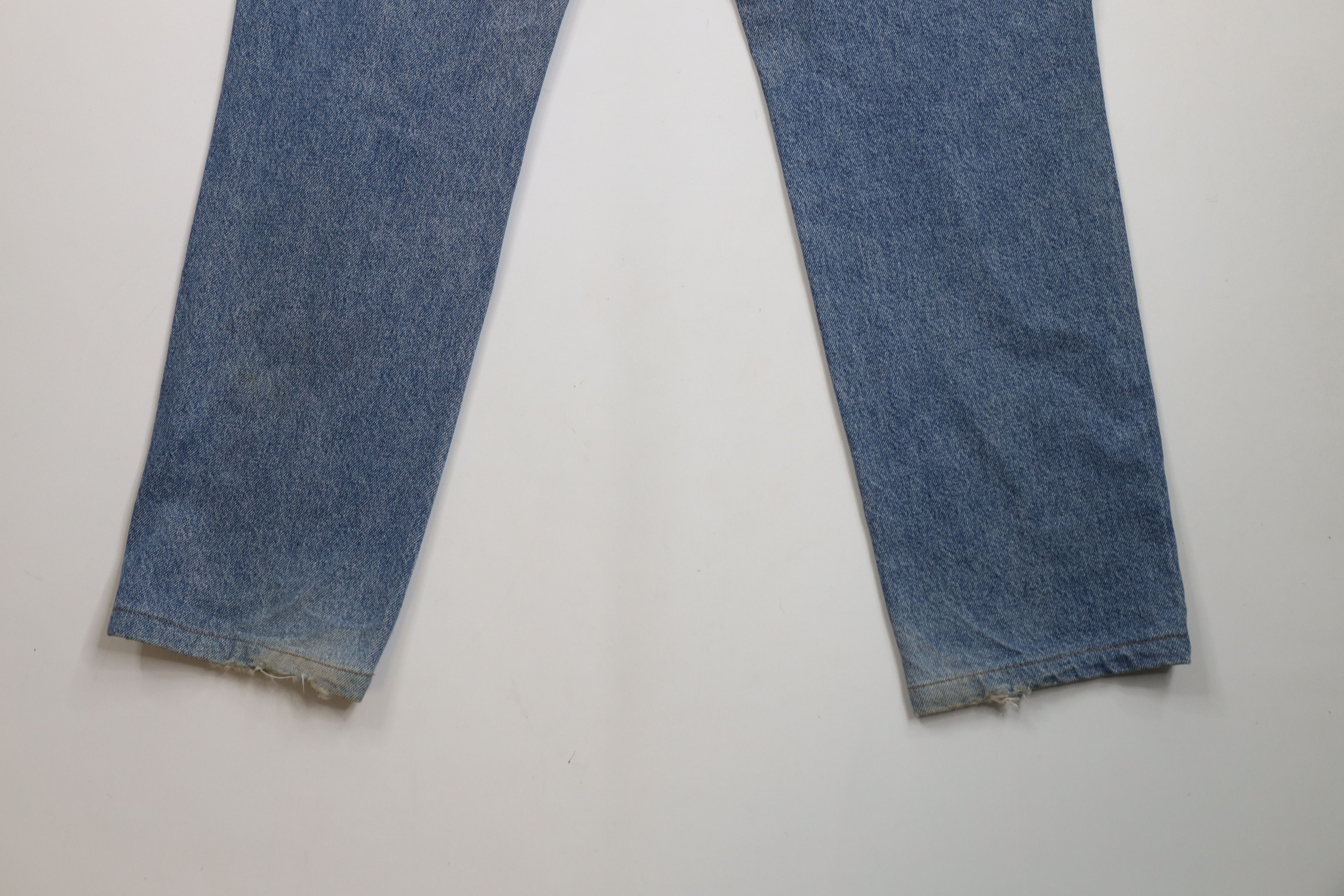 Calvin Klein × Vintage Vintage 90s Calvin Klein Spell Out Straight Leg Denim Jeans Size 36" / US 14 / IT 50 - 14 Thumbnail