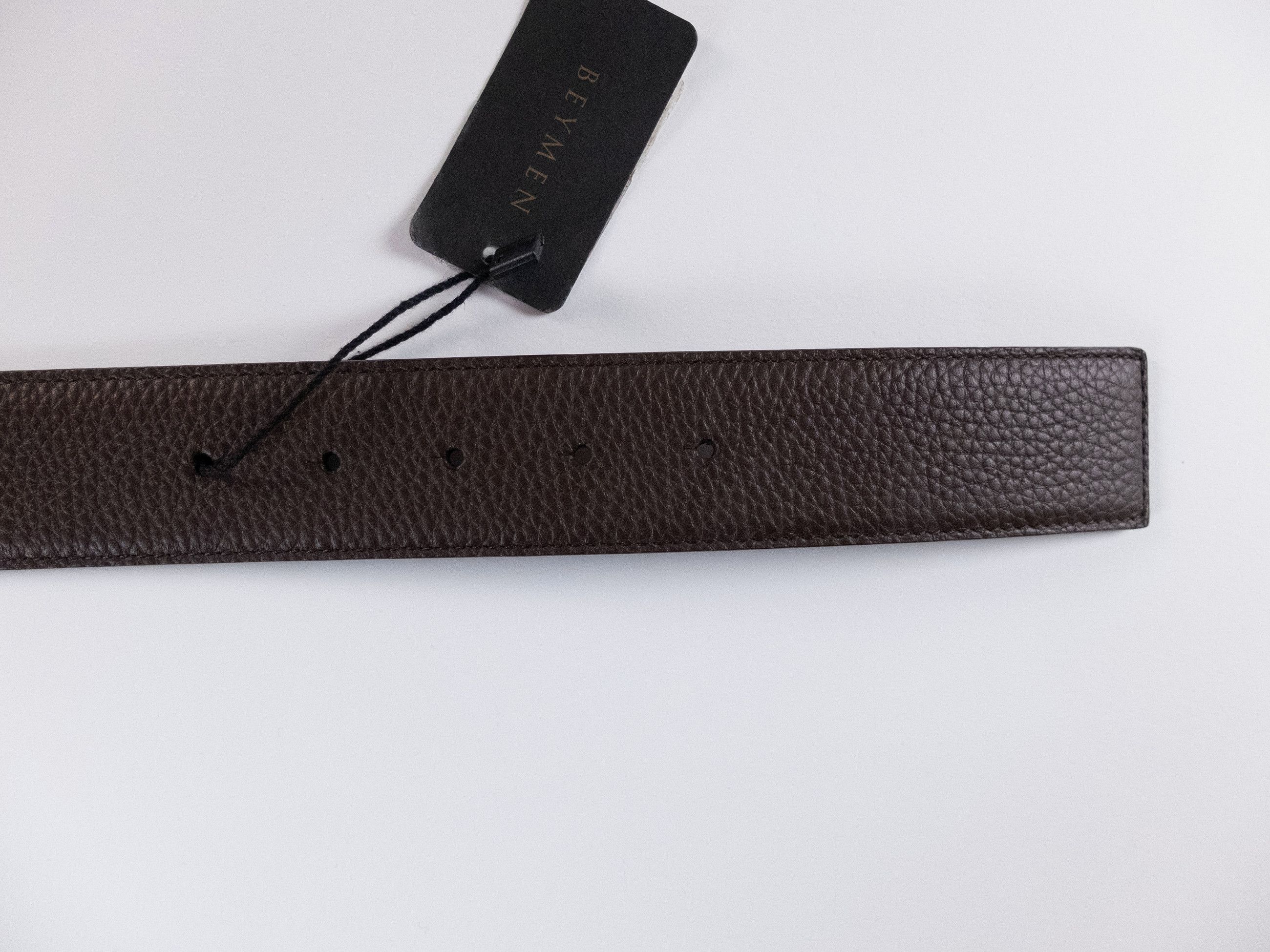 Dolce & Gabbana DOLCE & GABBANA brown DG buckle leather belt Size 95 Size 36 - 4 Thumbnail