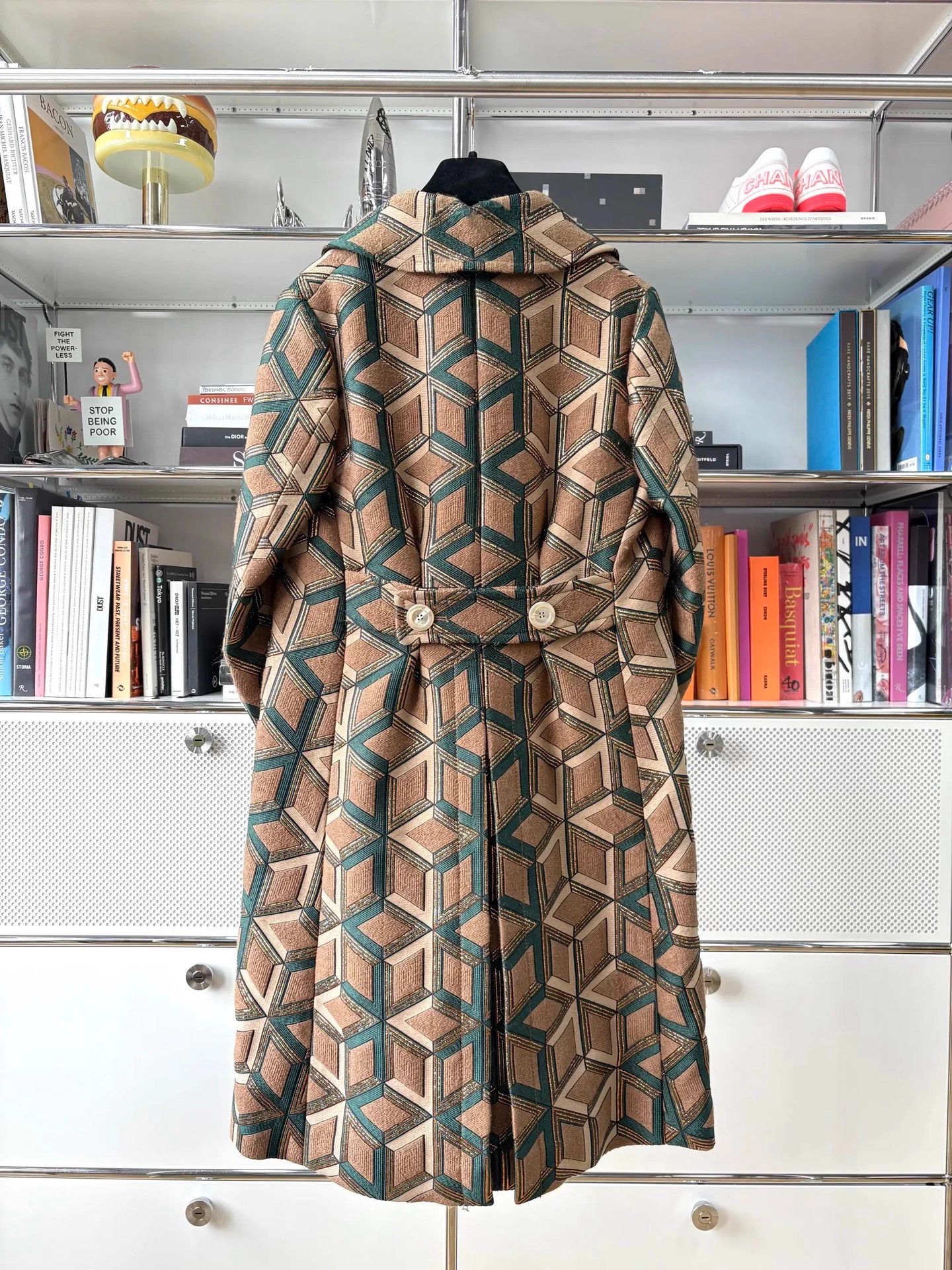 Gucci Gucci brown green diamond lapel single-breasted coat IT38 Size XS / US 0-2 / IT 36-38 - 5 Thumbnail