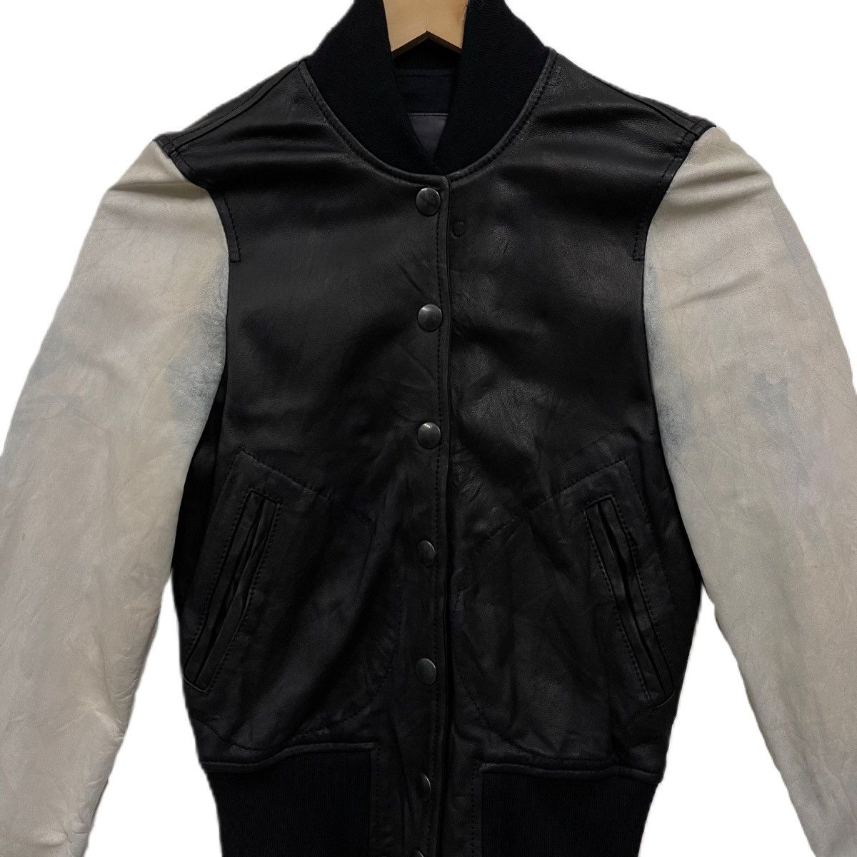 R13 R13 marimoto leather raglan varsity jacket Size XS / US 0-2 / IT 36-38 - 5 Thumbnail