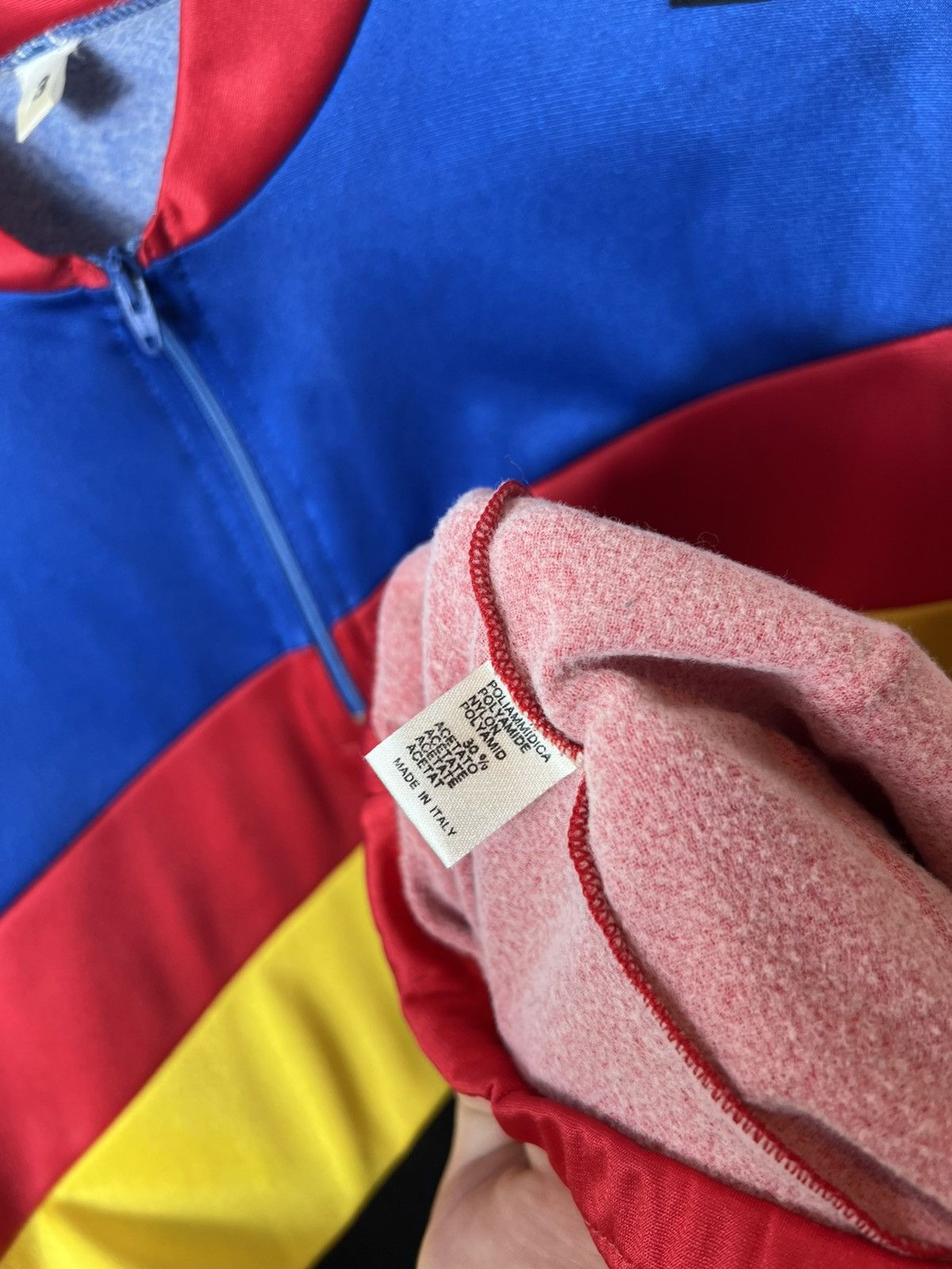 Vintage Very rare 1980s VINTAGE OLD SANTINI CYCLING CYCLES JERSEY Size US M / EU 48-50 / 2 - 8 Thumbnail
