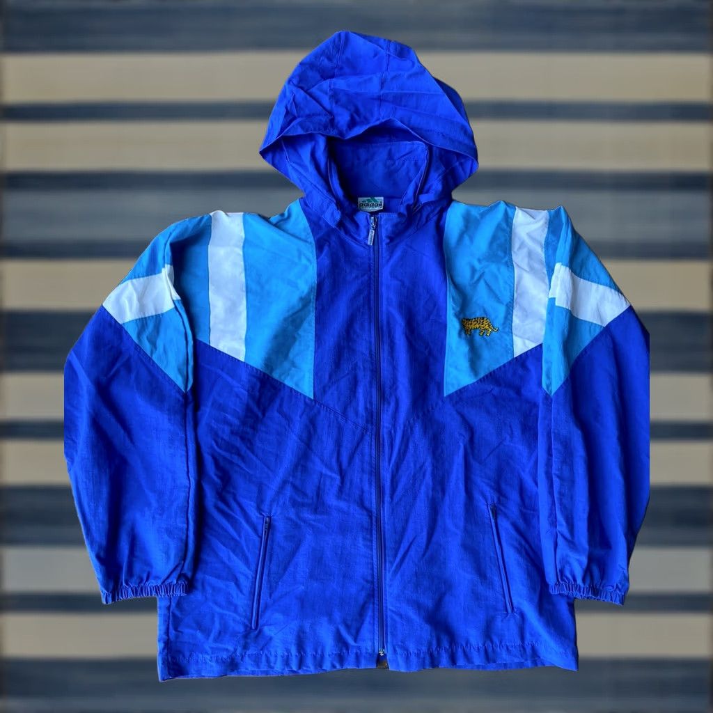 Adidas VINTAGE adidas Equipment Windbreaker Jacket Large Blue Zip Full Zip 90s Mens Regular Size US L / EU 52-54 / 3 - 1 Thumbnail