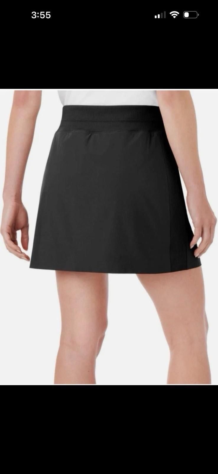 The Unbranded Brand Black medium Active skirt Skort Sweat Wicking Quick Dry Size 32" / US 10 / IT 46 - 2 Thumbnail