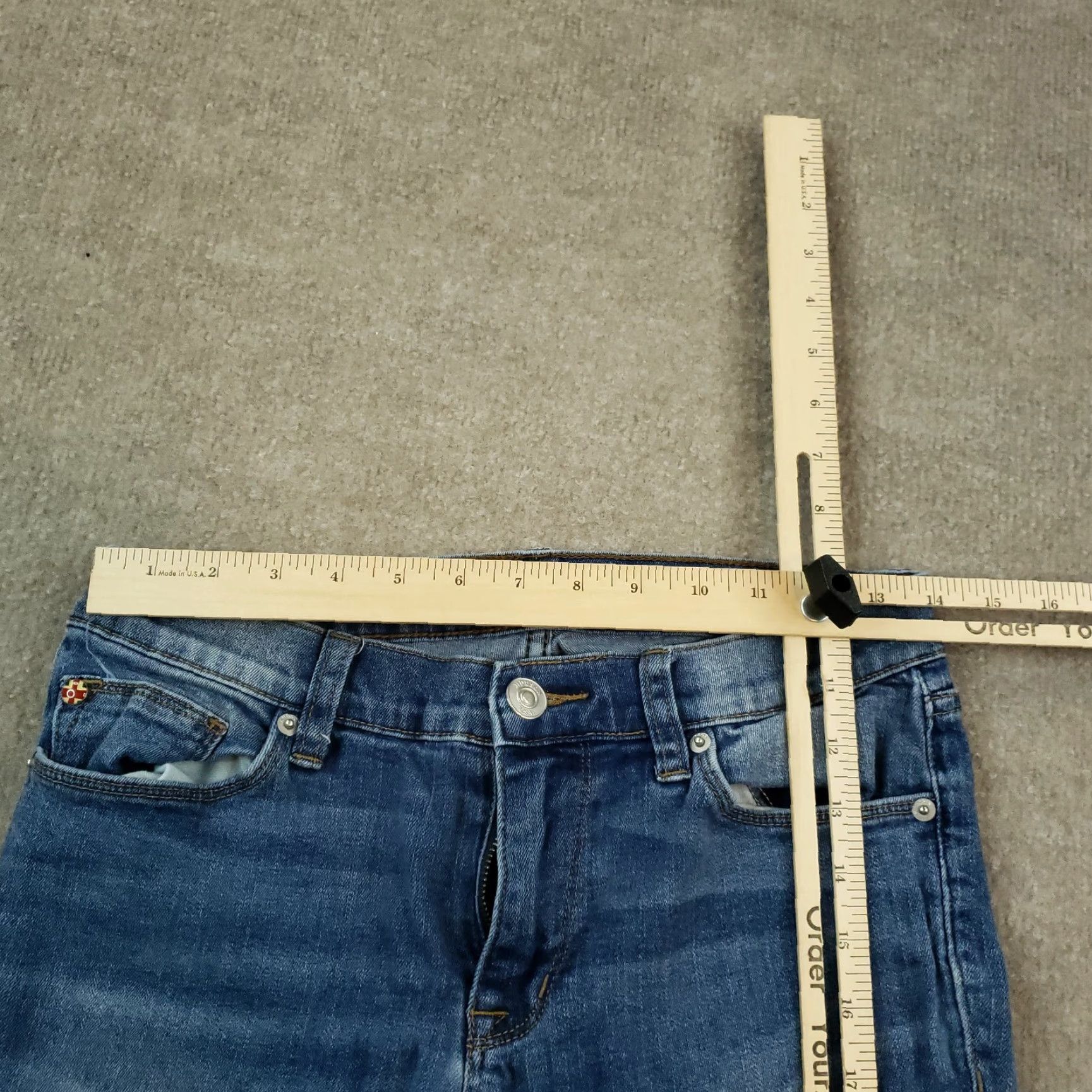 Hudson Hudson Jeans Womens Ankle Skinny Blue Stretch Size 28" / US 6 / IT 42 - 4 Thumbnail