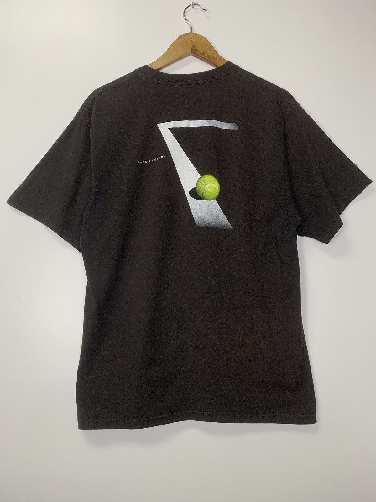 Nike × Vintage Vintage 90s Nike Court T-shirt Size US M / EU 48-50 / 2 - 2 Thumbnail