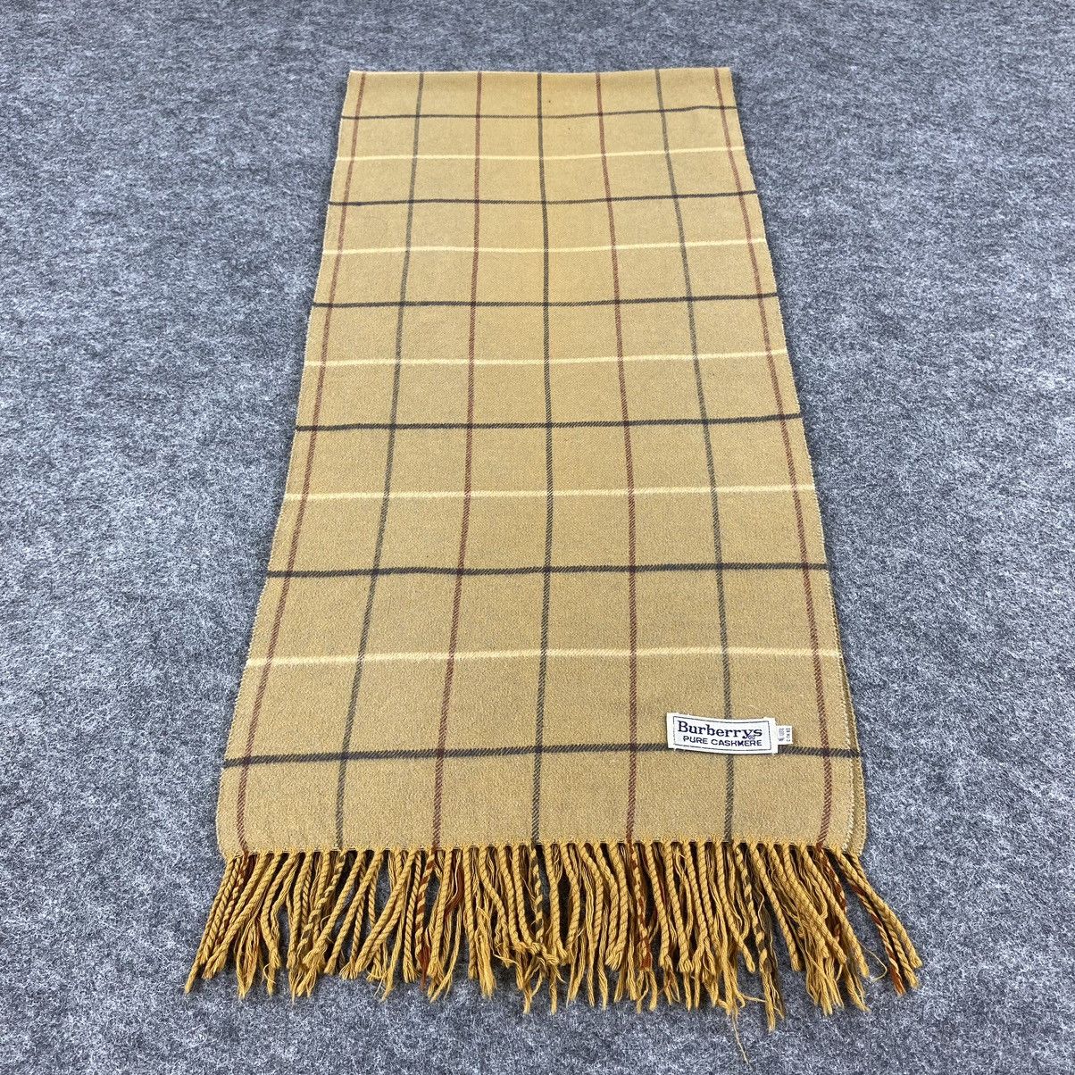 Burberry × Vintage Burberrys Scarf # DZ045 # Muffler # Neckwear Size ONE SIZE - 3 Thumbnail