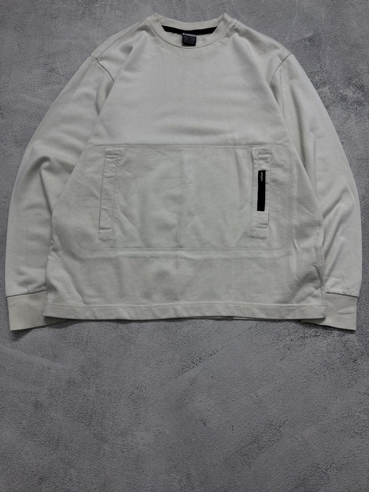 Nike Vintage Y2k Nike Mini Swoosh Sweatshirt 90’s Size US M / EU 48-50 / 2 - 7 Thumbnail