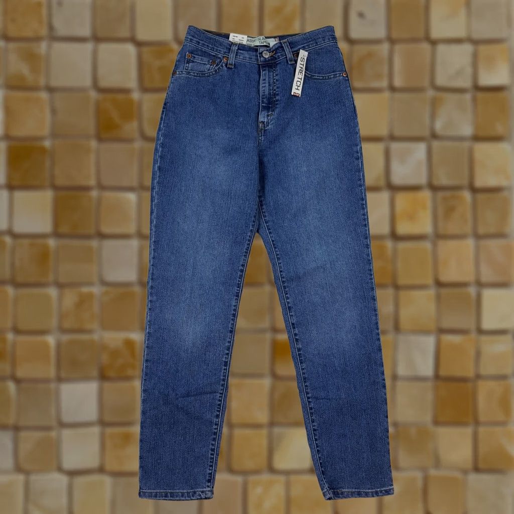 Levi's VINTAGE Levi's 512 Slim Tapered Jeans Women 8 Blue Denim 29in 30in Y2K 90s VTG Retro Rock Fashion Size 30" / US 8 / IT 44 - 1 Thumbnail