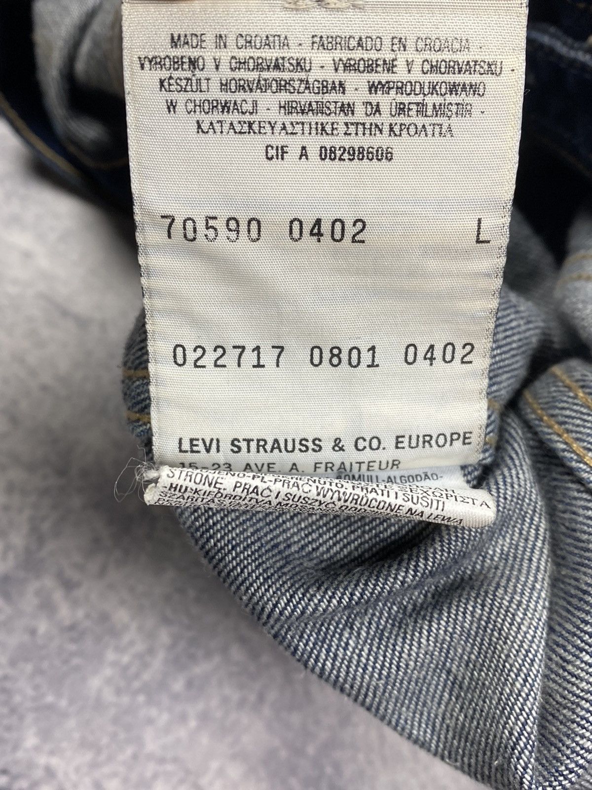 Levi's Vintage Levis Denim Jeans Trucker Jacket Bomber Size US L / EU 52-54 / 3 - 12 Thumbnail