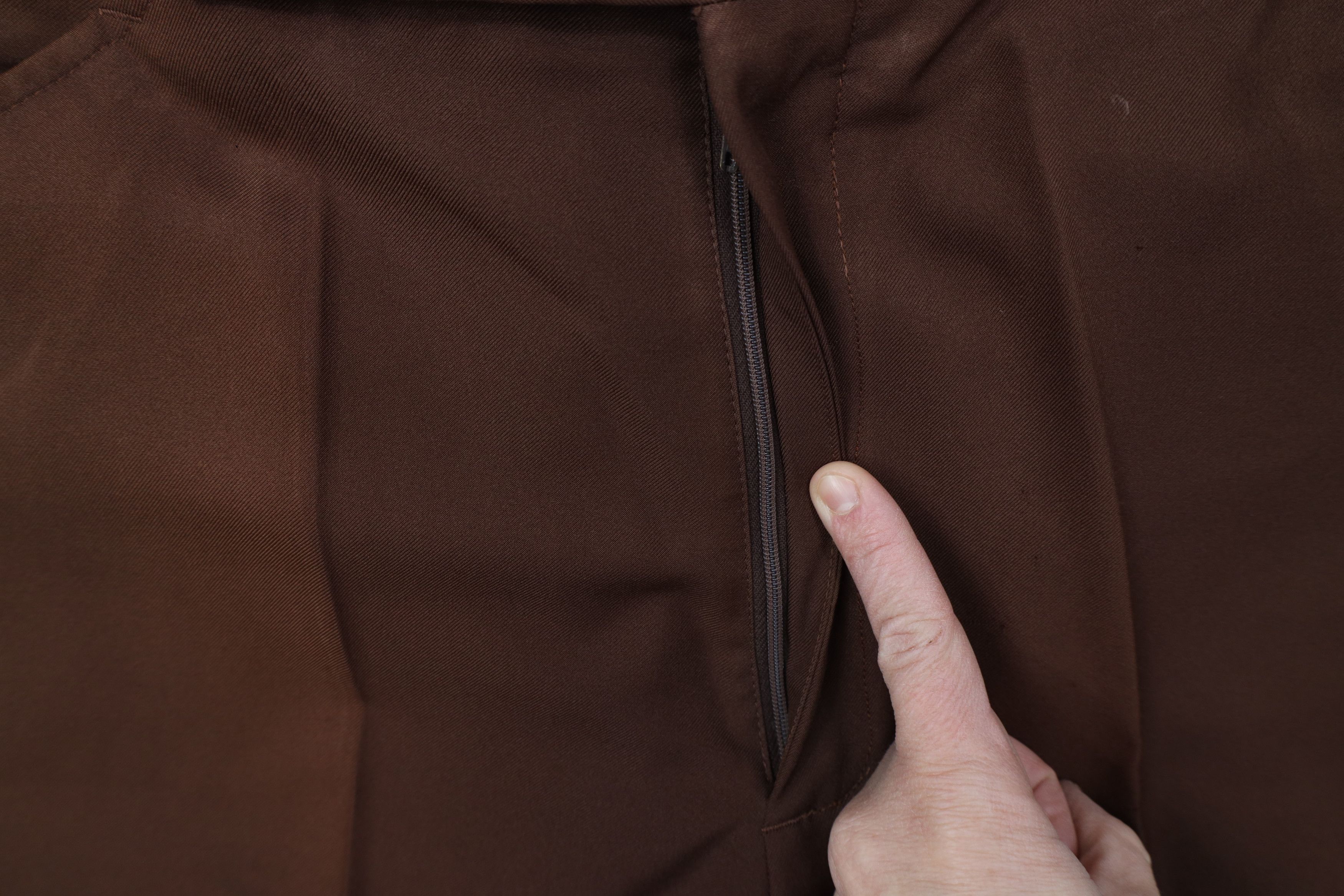 Vintage Vintage 70s Streetwear Knit Bell Bottoms Chino Pants Brown Size US 36 / EU 52 - 7 Thumbnail