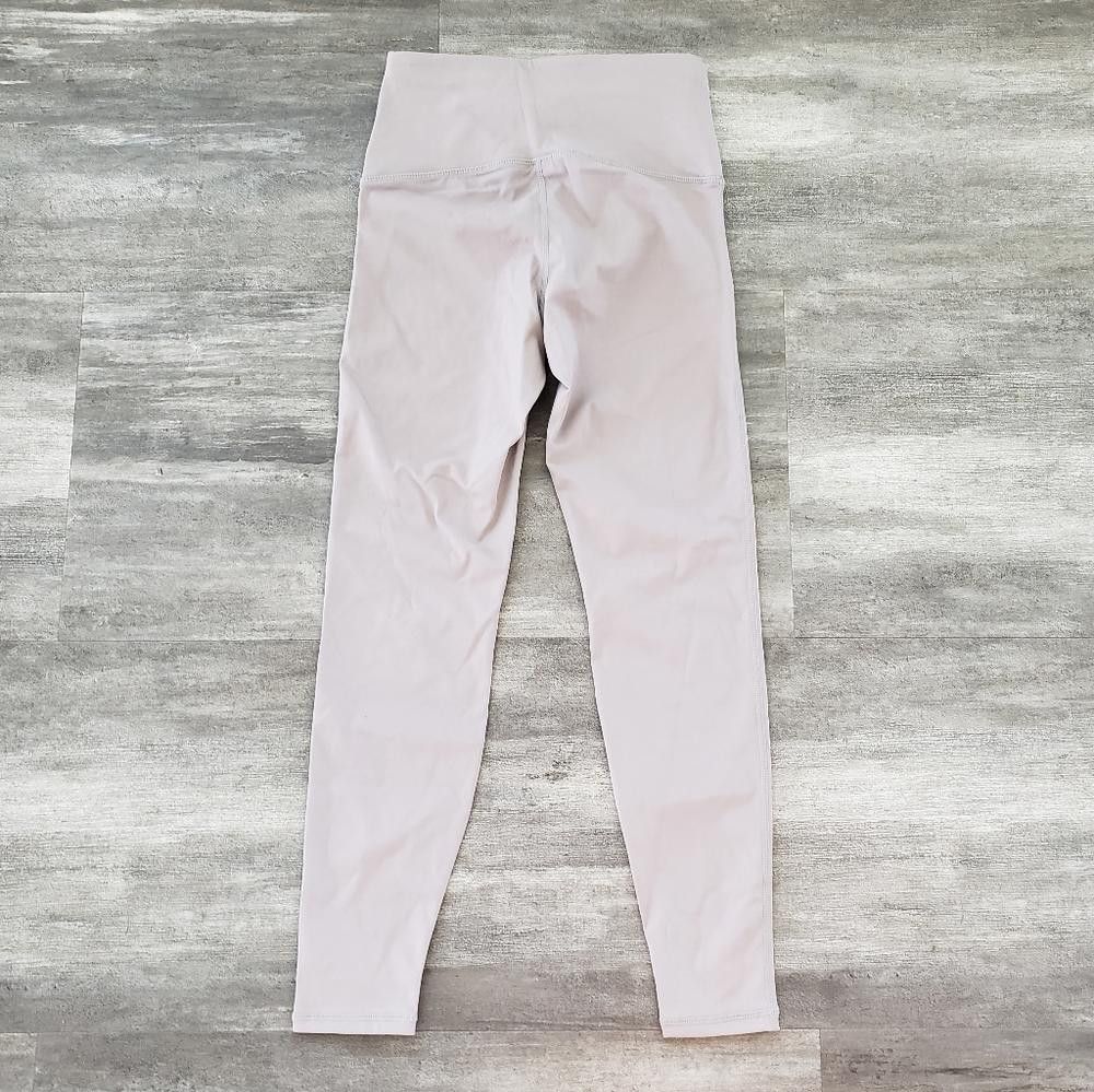 Designer Grey Wrapped Waist Athletic Fitted Legging Size 28" / US 6 / IT 42 - 3 Thumbnail