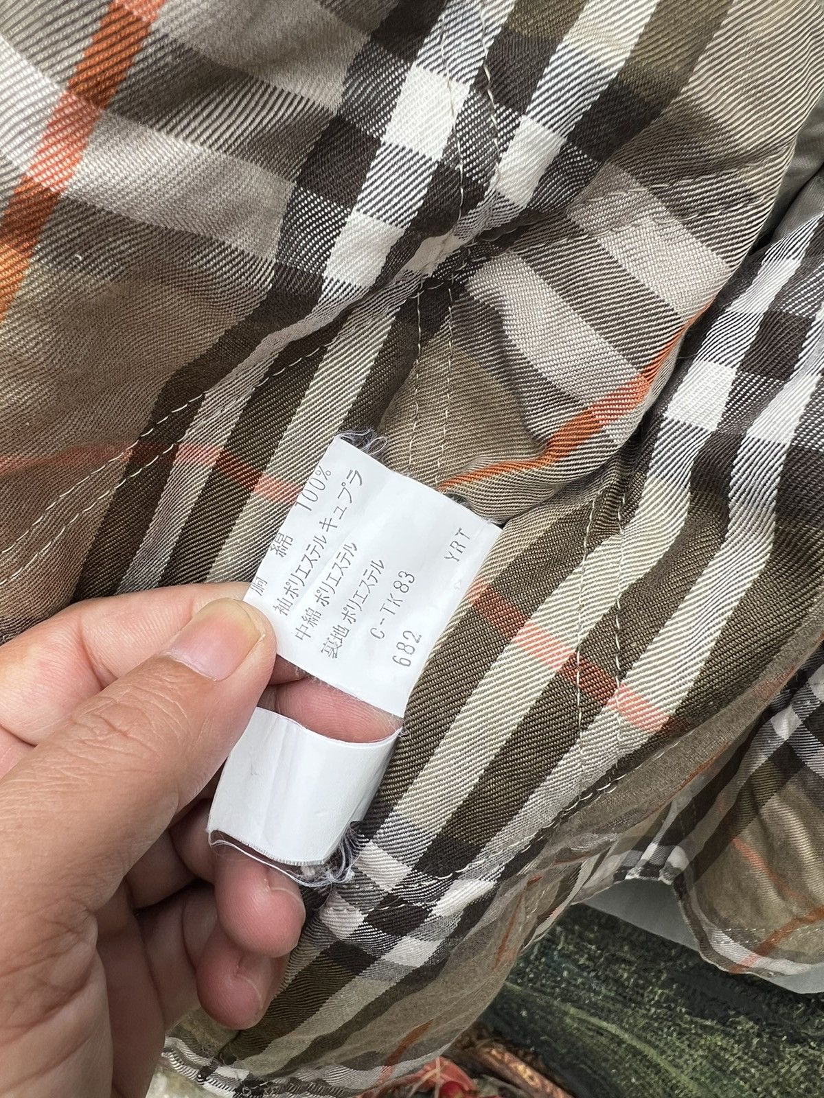 Burberry Prorsum × Vintage Vintage Burberry Bomber Jacket Size US L / EU 52-54 / 3 - 8 Thumbnail