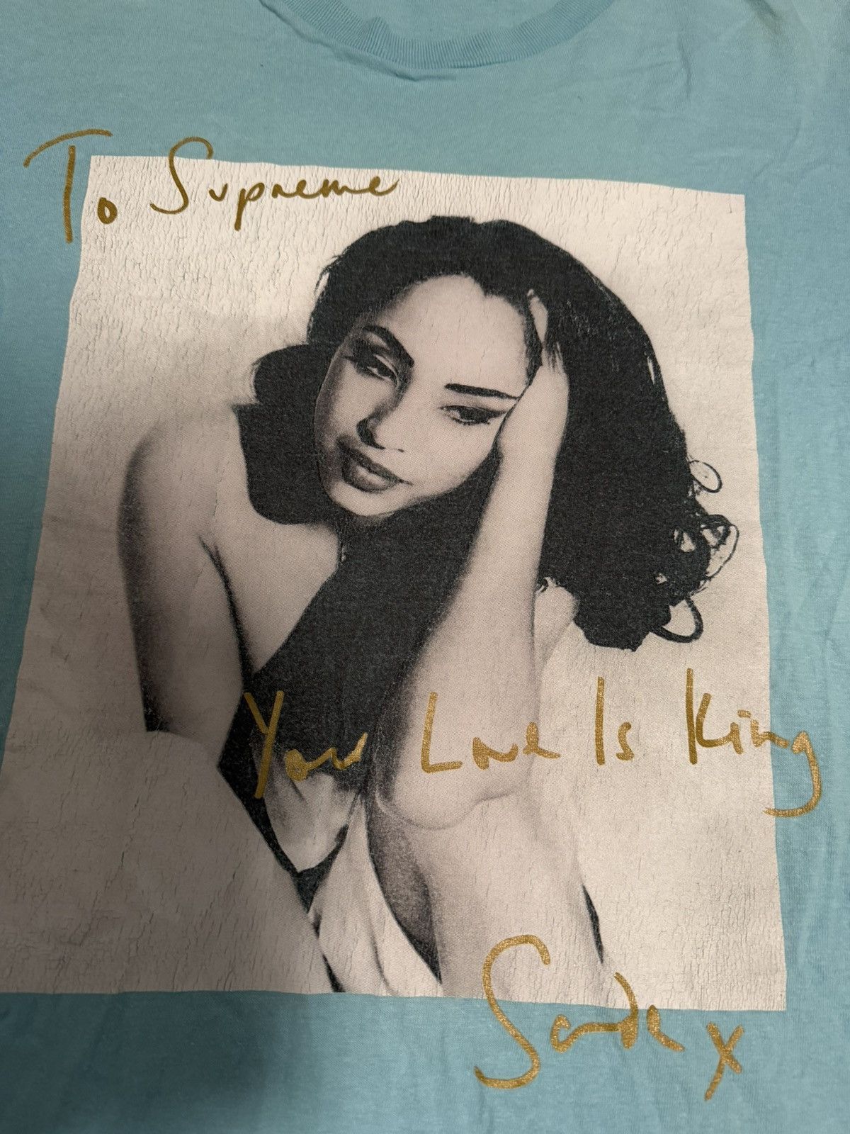 Supreme Supreme sade tee blue T-shirt Size US M / EU 48-50 / 2 - 2 Thumbnail