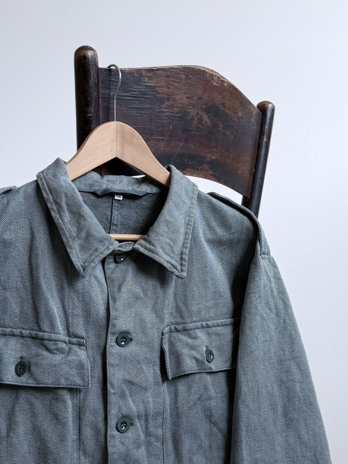 Vetra Vintage 80s Swiss Military Workwear Chore Jacket Size US XL / EU 56 / 4 - 2 Thumbnail