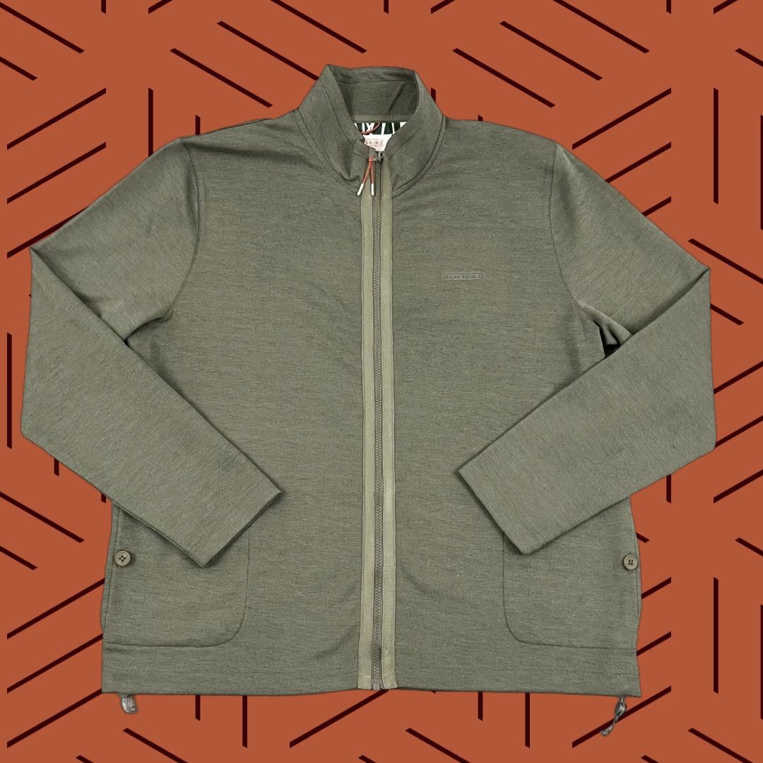 Sealskinz Jacket Mens 2XL Green Water Repellent Full Zip Bomber Pockets