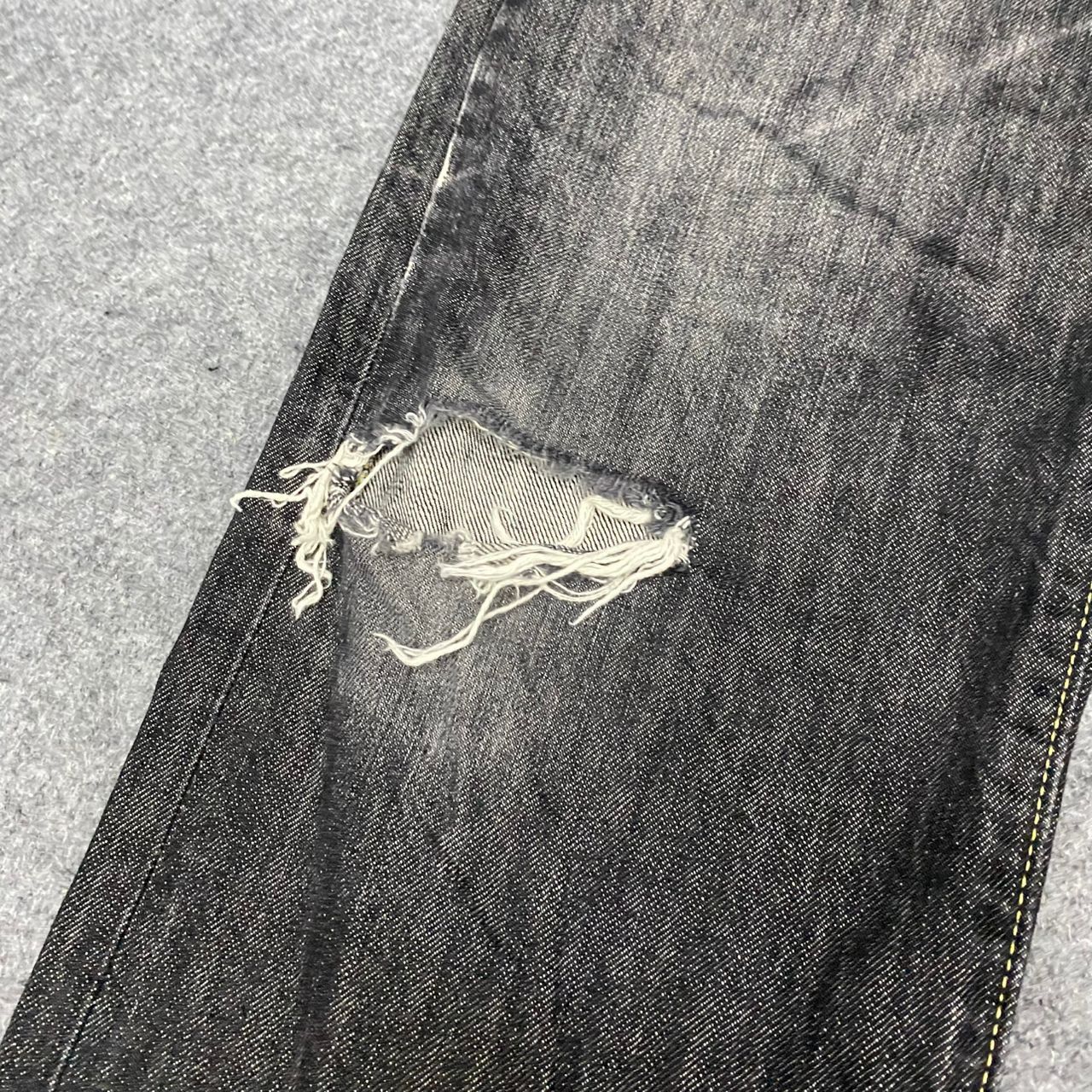 Japanese Brand 💥Best Offer💥Vintage Uniqlo Jeans Distressed Denim Size US 35 - 10 Thumbnail