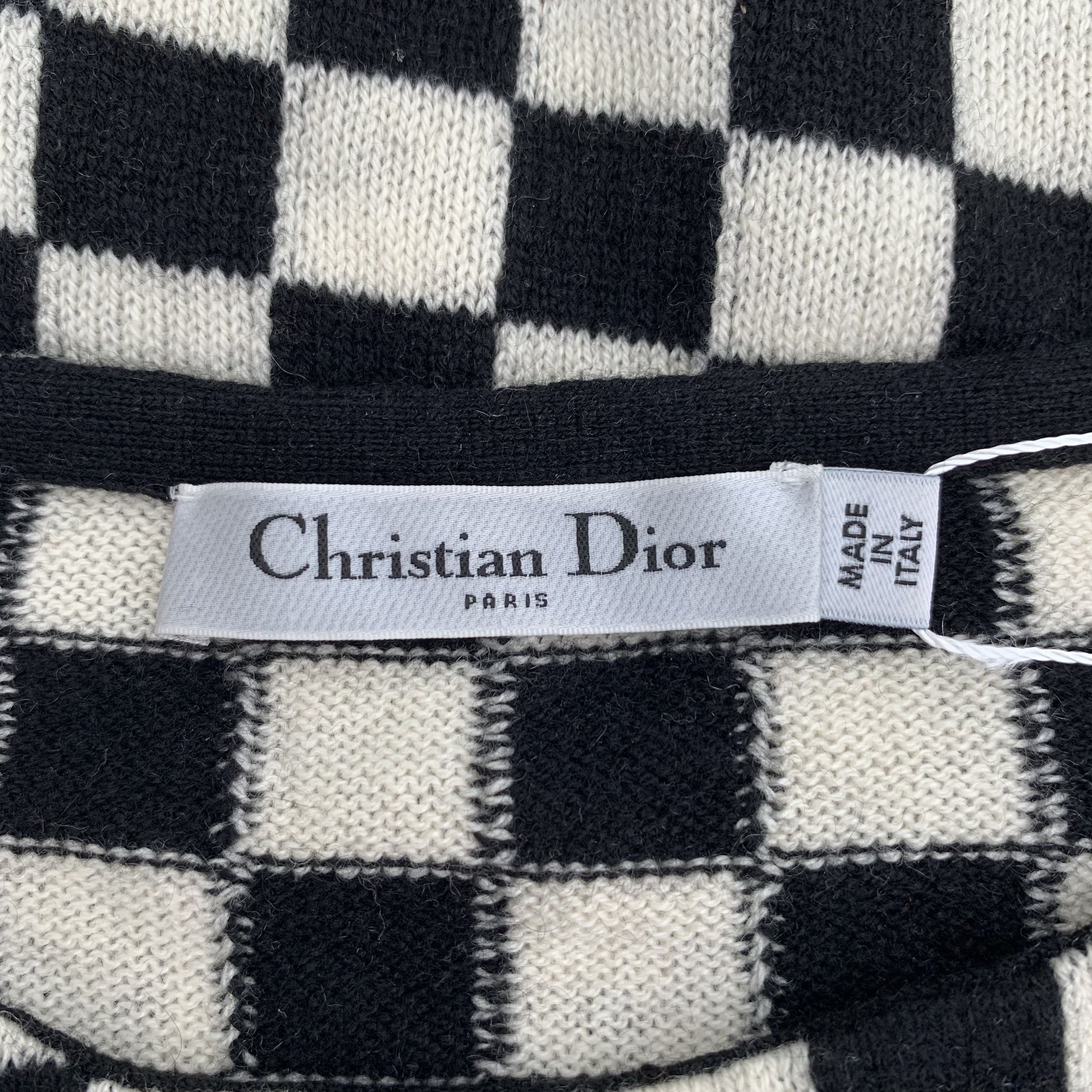 Dior Christian Dior Knitwear Black & White (XS) Size XS / US 0-2 / IT 36-38 - 2 Thumbnail