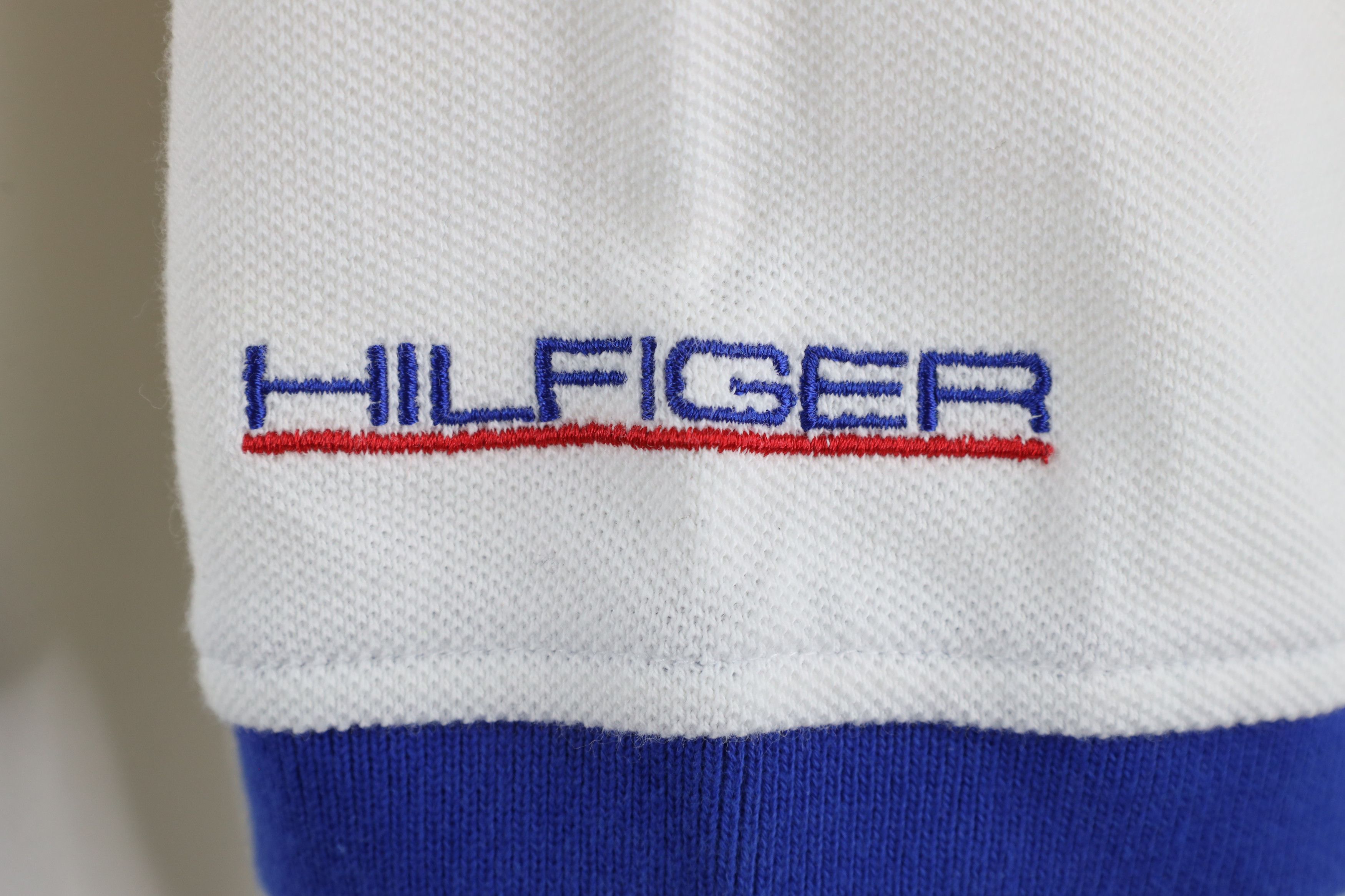 Tommy Hilfiger Vintage 90s Tommy Hilfiger Sailing Flag Collared Polo Shirt Size US XXL / EU 58 / 5 - 4 Thumbnail