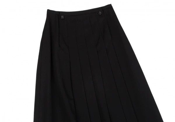 Comme des Garcons Comme des Garcons size M Retro black pleated overskirt Size 23" - 4 Thumbnail