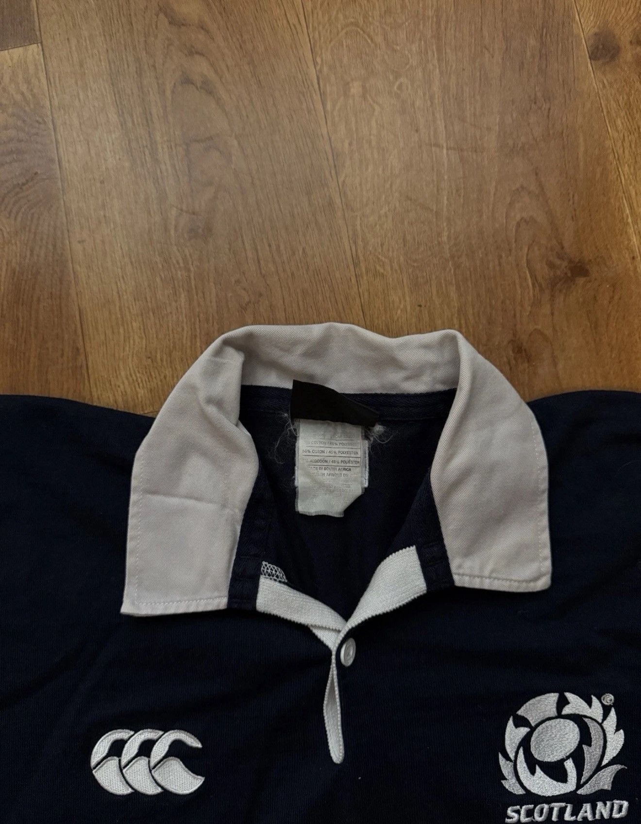 Canterbury of New Zealand Vintage Scotland Canterbury Of New Zeland Rugby Union Jersey Size US L / EU 52-54 / 3 - 5 Thumbnail
