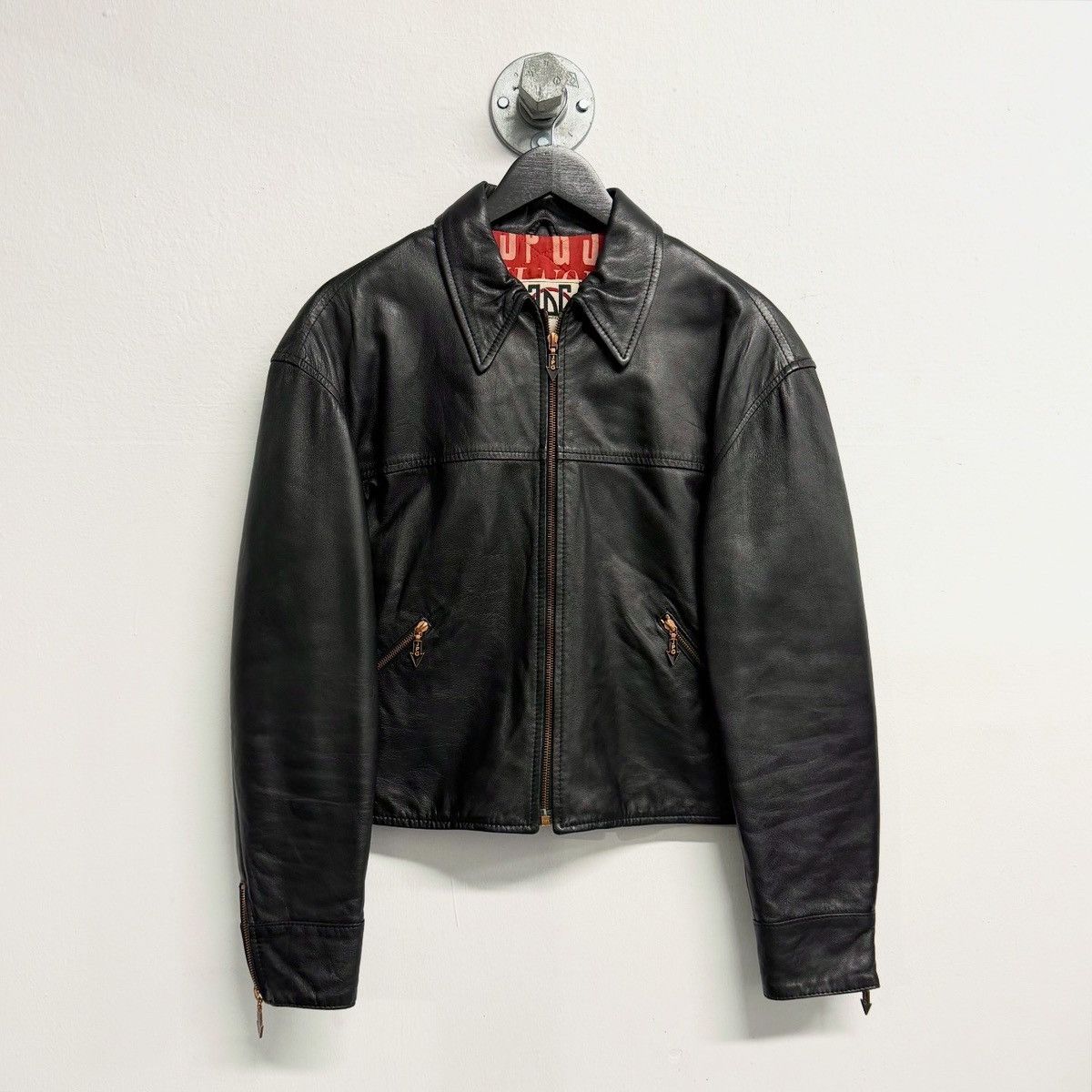 Jean Paul Gaultier JEAN PAUL GAULTIER JPG F/W 1995 Virus Leather Jacket Size US S / EU 44-46 / 1 - 1 Thumbnail