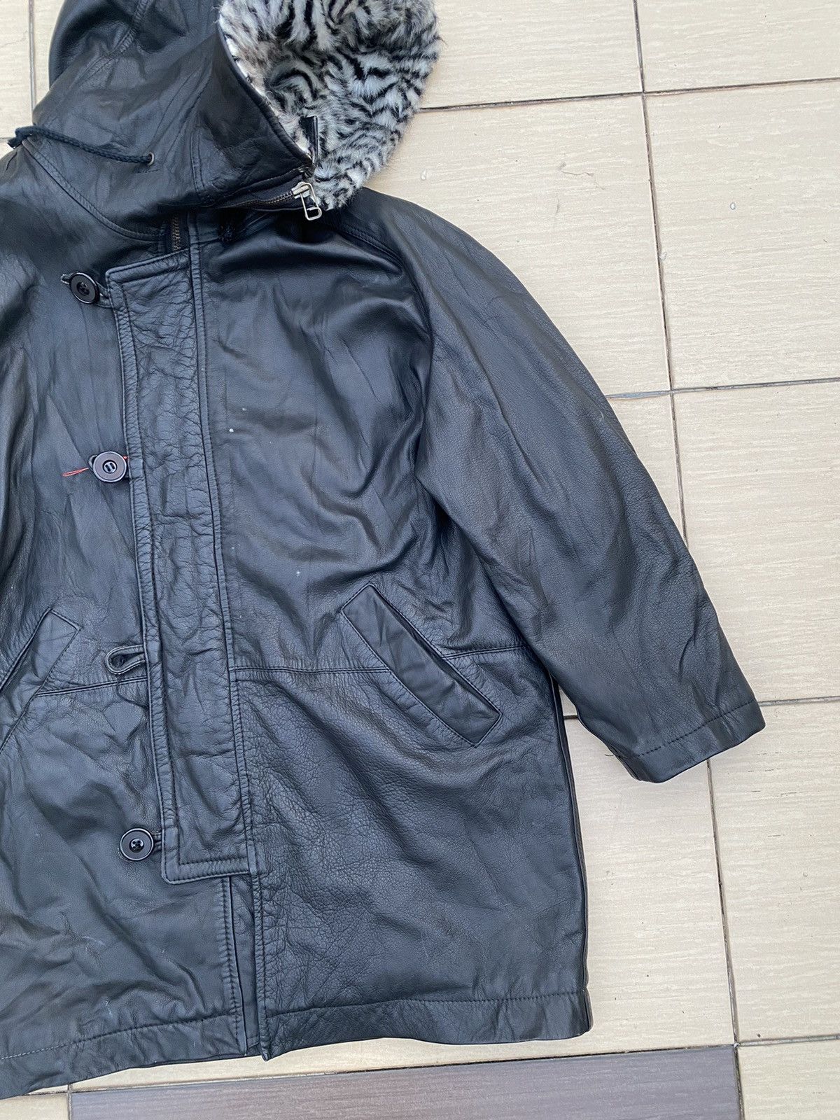 Valentino × Vintage valentino uomo vintage leather jacket Size US L / EU 52-54 / 3 - 4 Thumbnail