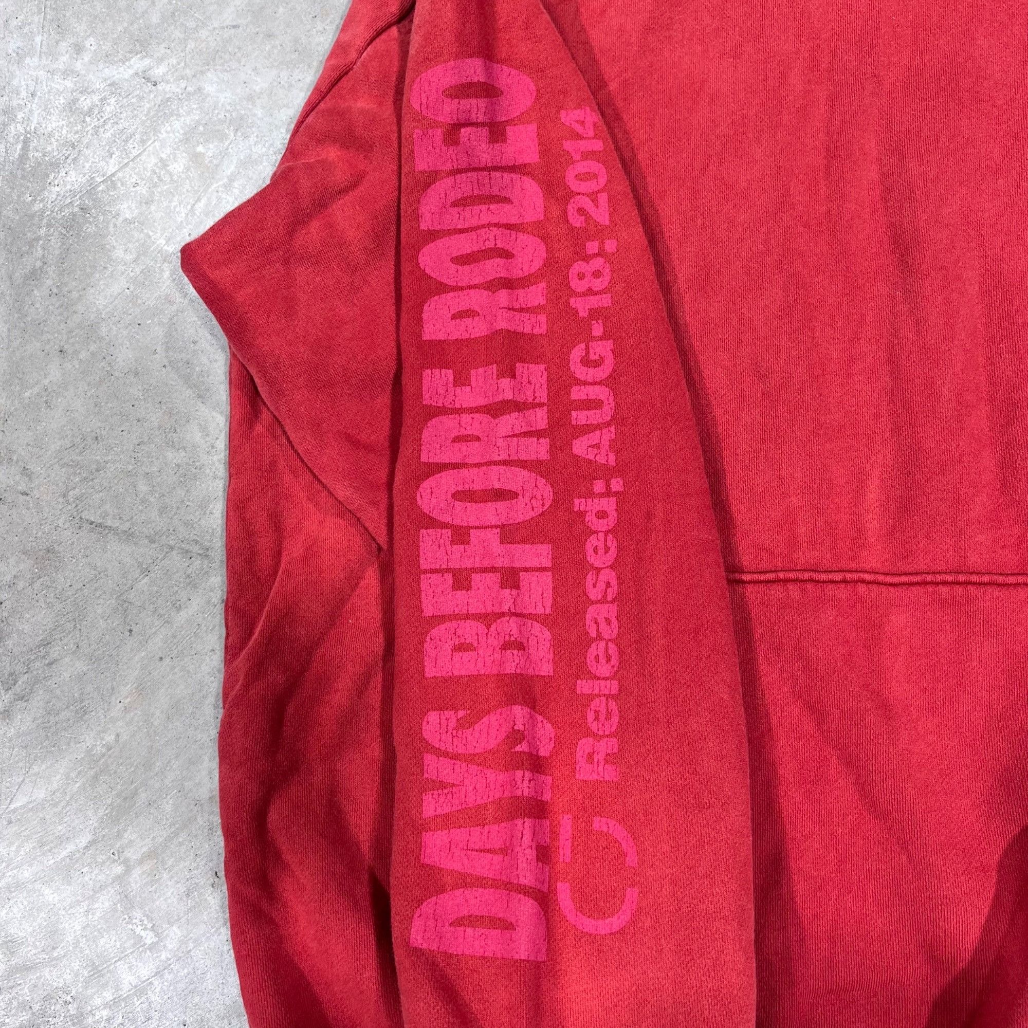 Travis Scott NEW TRAVIS SCOTT DAYS BEFORE RODEO RED HOODIE SZ XL Size US XL / EU 56 / 4 - 9 Thumbnail