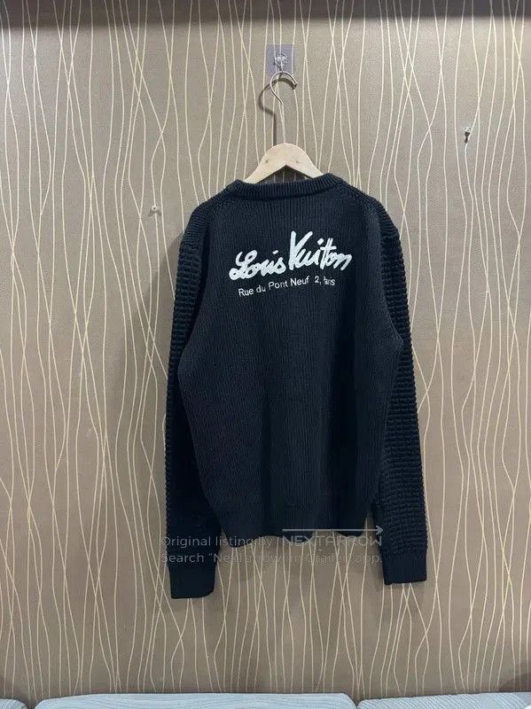 Louis Vuitton Louis Vuitton Black Nigo Collaboration Knit Sweater . Size US S / EU 44-46 / 1 - 2 Thumbnail