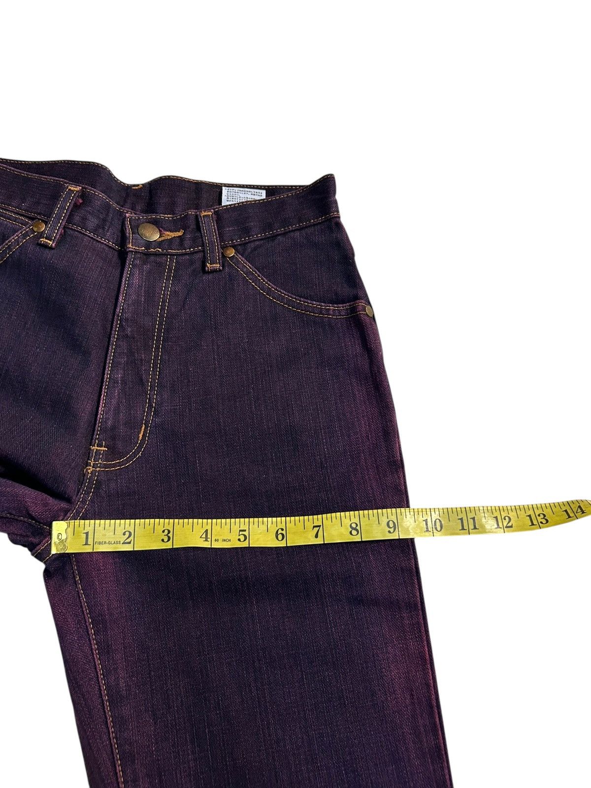 Kapital × Vintage × Wrangler FLARE WRANGLER VINTAGE JAPANESE PUNK DENIM JEANS Size US 27 - 14 Thumbnail