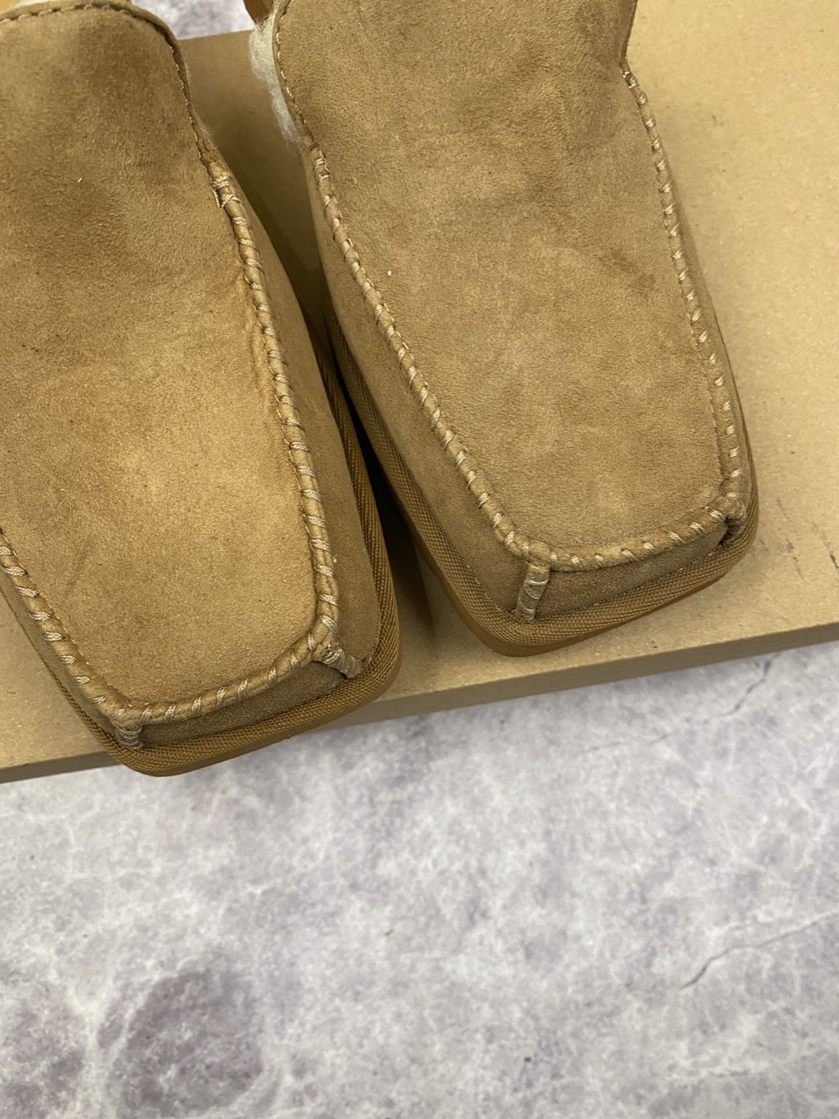 Eckhaus Latta Ugg x Eckhaus Latta Square Toe Sheepskin and Leather Mules Size US 8 / IT 38 - 2 Thumbnail