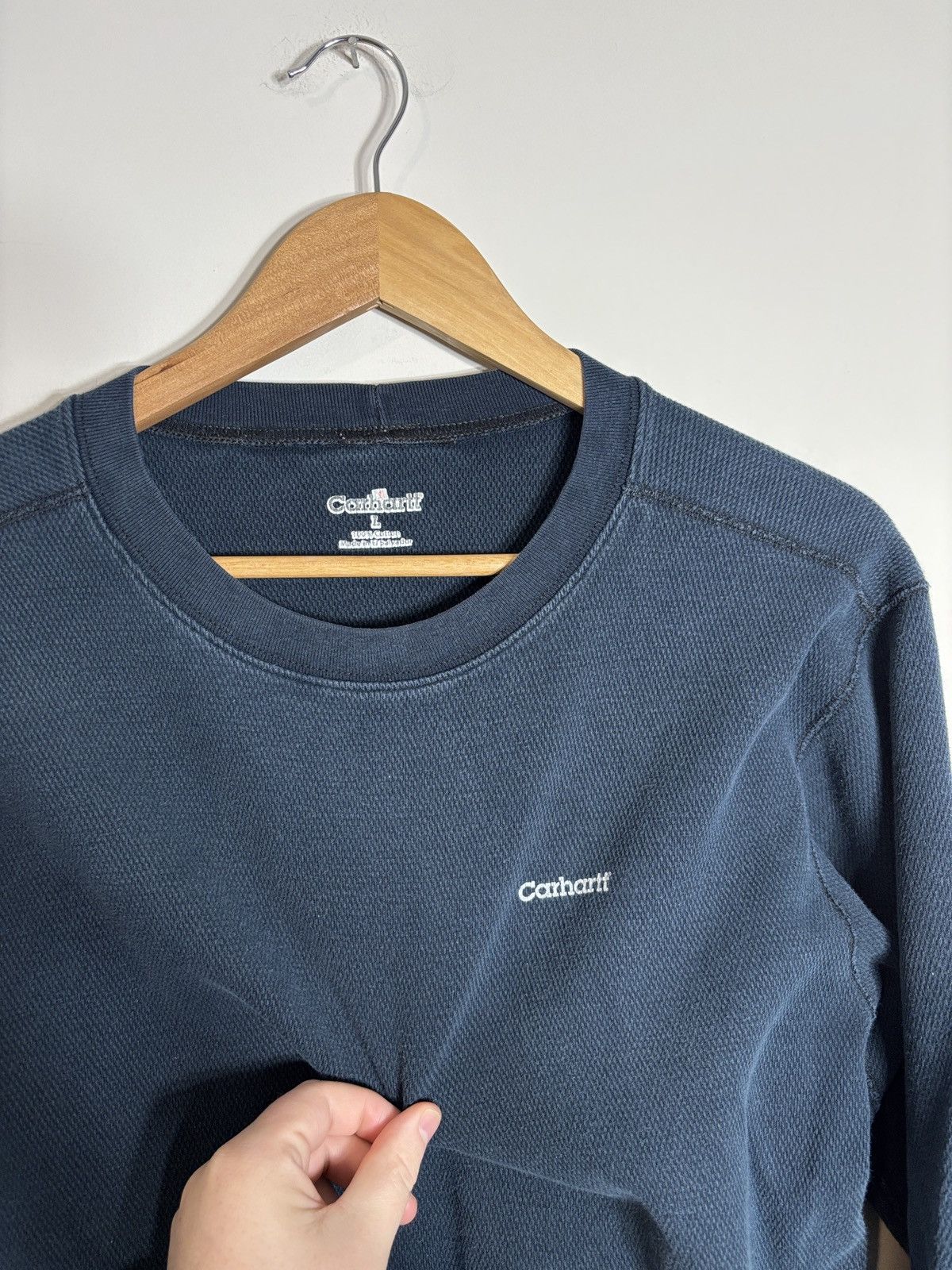 Carhartt Vintage Carhartt Thermal Shirt Large Workwear Utility Size US L / EU 52-54 / 3 - 2 Thumbnail
