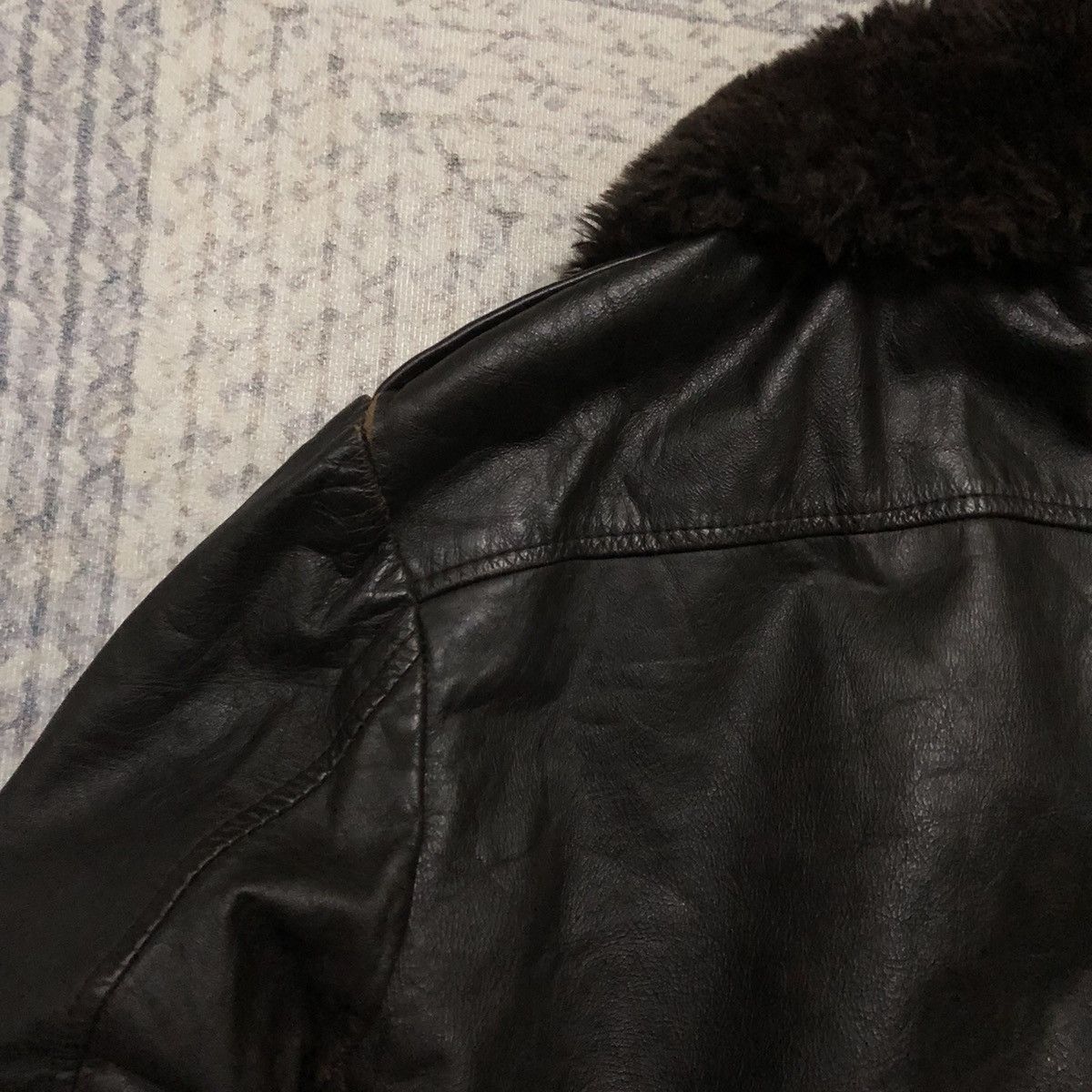 Cooper × Vintage Rare Distressed Vintage Cooper Sportswear Leather Jacket Size US M / EU 48-50 / 2 - 12 Thumbnail
