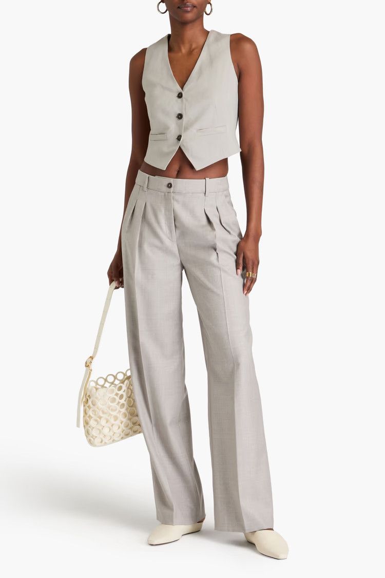 Brunello Cucinelli o1y0725 Sleeveless Vest in Sand Size S / US 4 / IT 40 - 3 Thumbnail