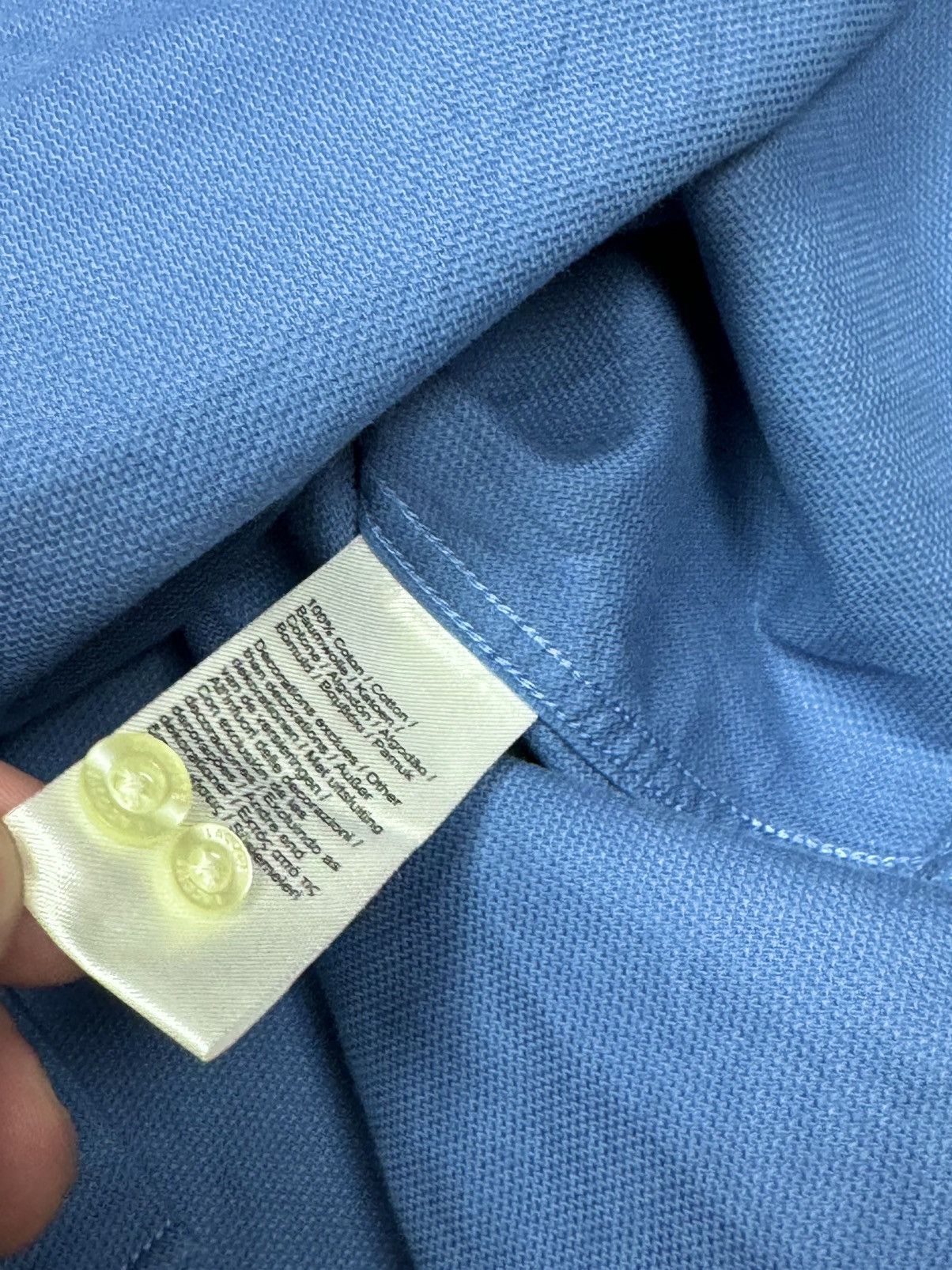 Lacoste × Vintage Lacoste Short-sleeved shirt 👔 Size L Size US L / EU 52-54 / 3 - 11 Thumbnail