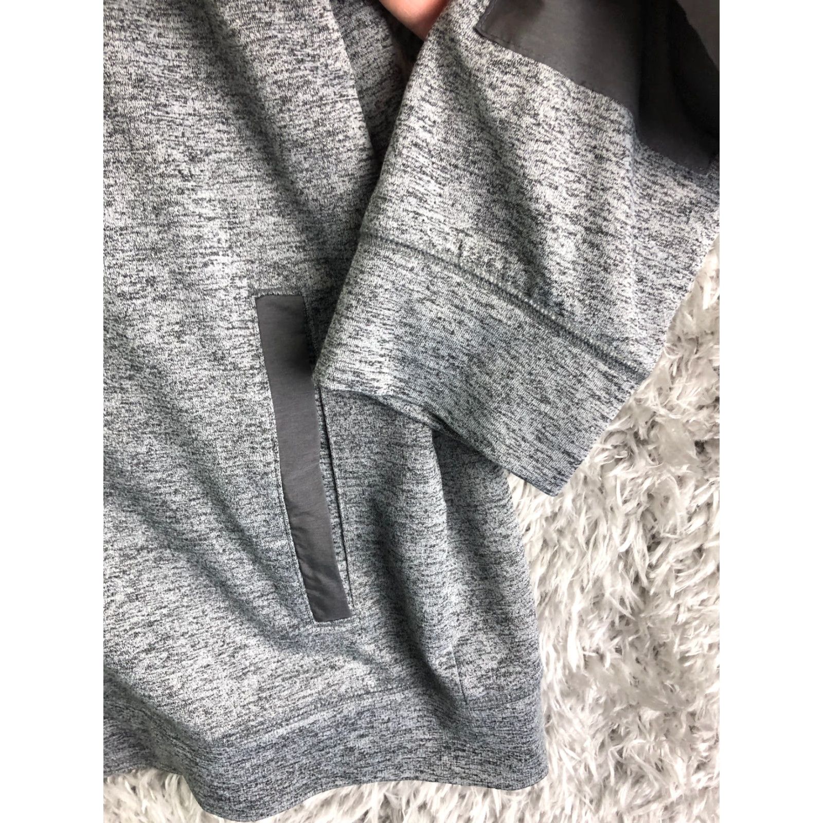 Marcs Marc Anthony Men's L Gray Full Zip Hooded Sweatshirt Size L Shirt Mens Gray Full Zip Hooded Sweatshirt Size US L / EU 52-54 / 3 - 3 Thumbnail