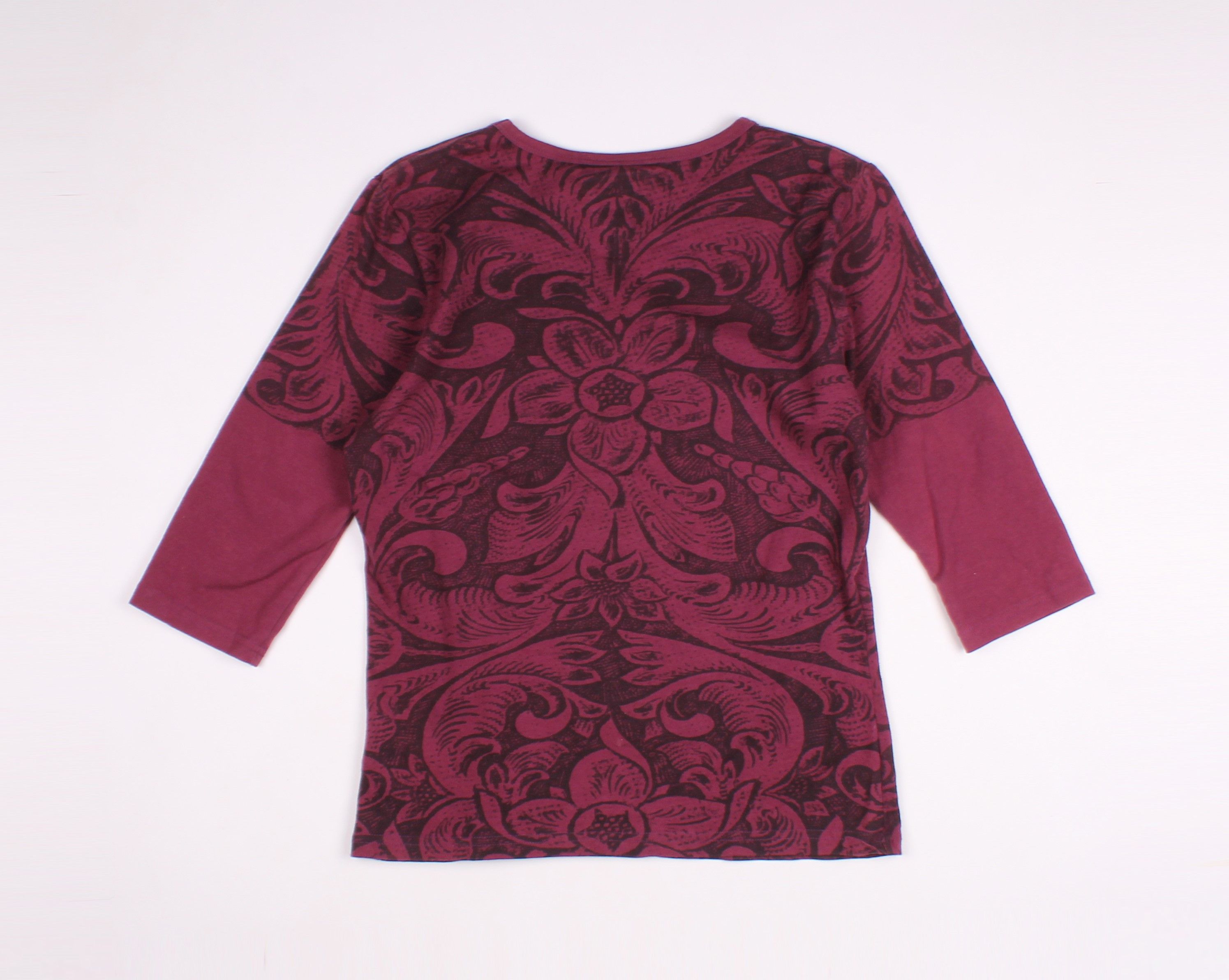 Harley Davidson Vintage Harley Davidson Printed Purple 3/4 Sleeve Top Size S / US 4 / IT 40 - 5 Thumbnail