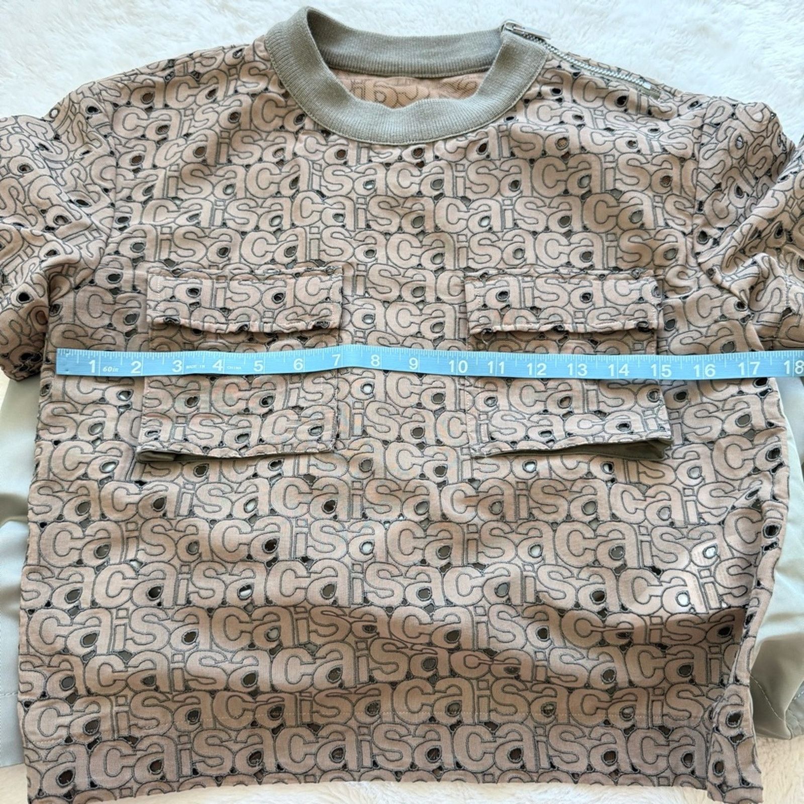 Sacai SACAI women two pieces costume size 2 or M Authentic 3800$ Size 30" / US 8 / IT 44 - 12 Thumbnail