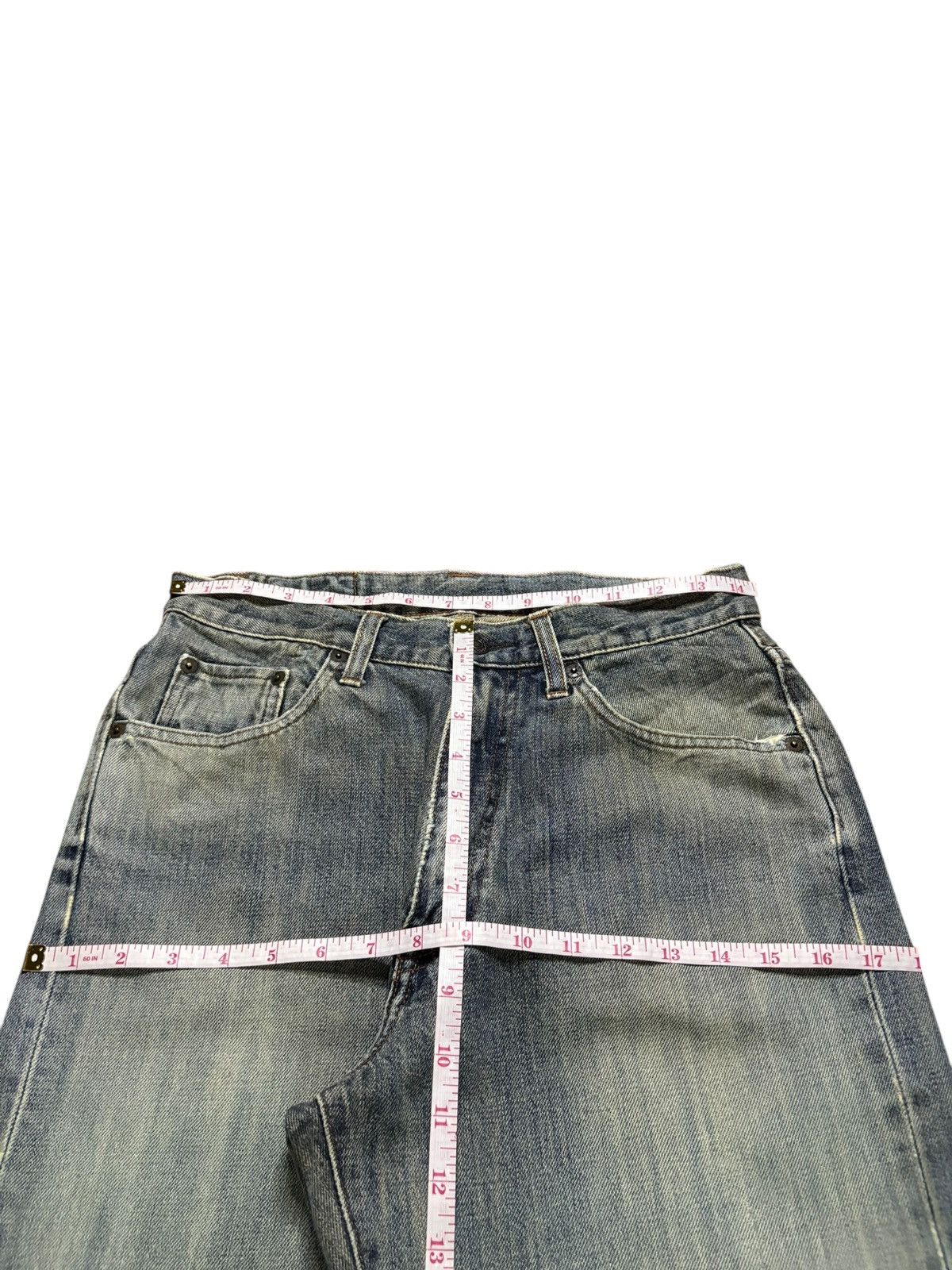 Japanese Brand Vintage Japanese Brand Distressed Baggy Jeans Size US 29 - 12 Thumbnail