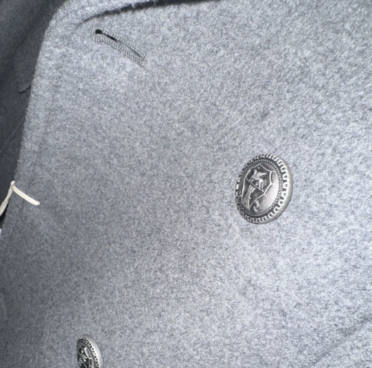 Brunello Cucinelli NWT-Brunello Cucinelli Gray Overcoat Button Closure Size 50 Size US L / EU 52-54 / 3 - 5 Thumbnail