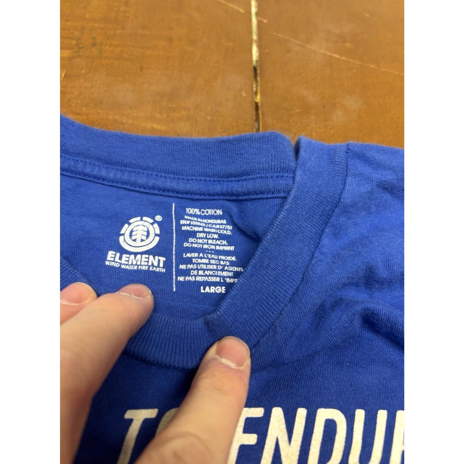 Element Element Tee Shirt M Blue Basic Tee Men size M R3 Skateboards Shirts Men Cardinal Blue Element 27435 Size US M / EU 48-50 / 2 - 2 Thumbnail