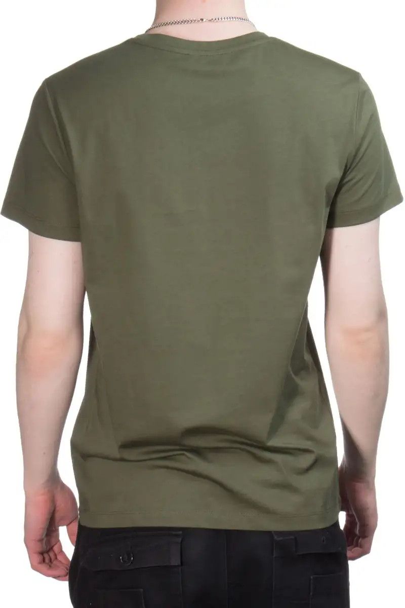 Balmain o1y0426 Logo Crewneck T-Shirt in Military Green Size US XXL / EU 58 / 5 - 4 Thumbnail