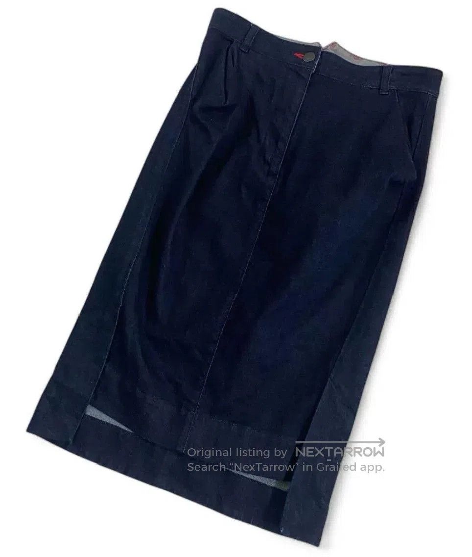 Vivienne Westwood Vivienne Westwood Embroidered Indigo Denim Skirt L. Size 39" - 3 Thumbnail