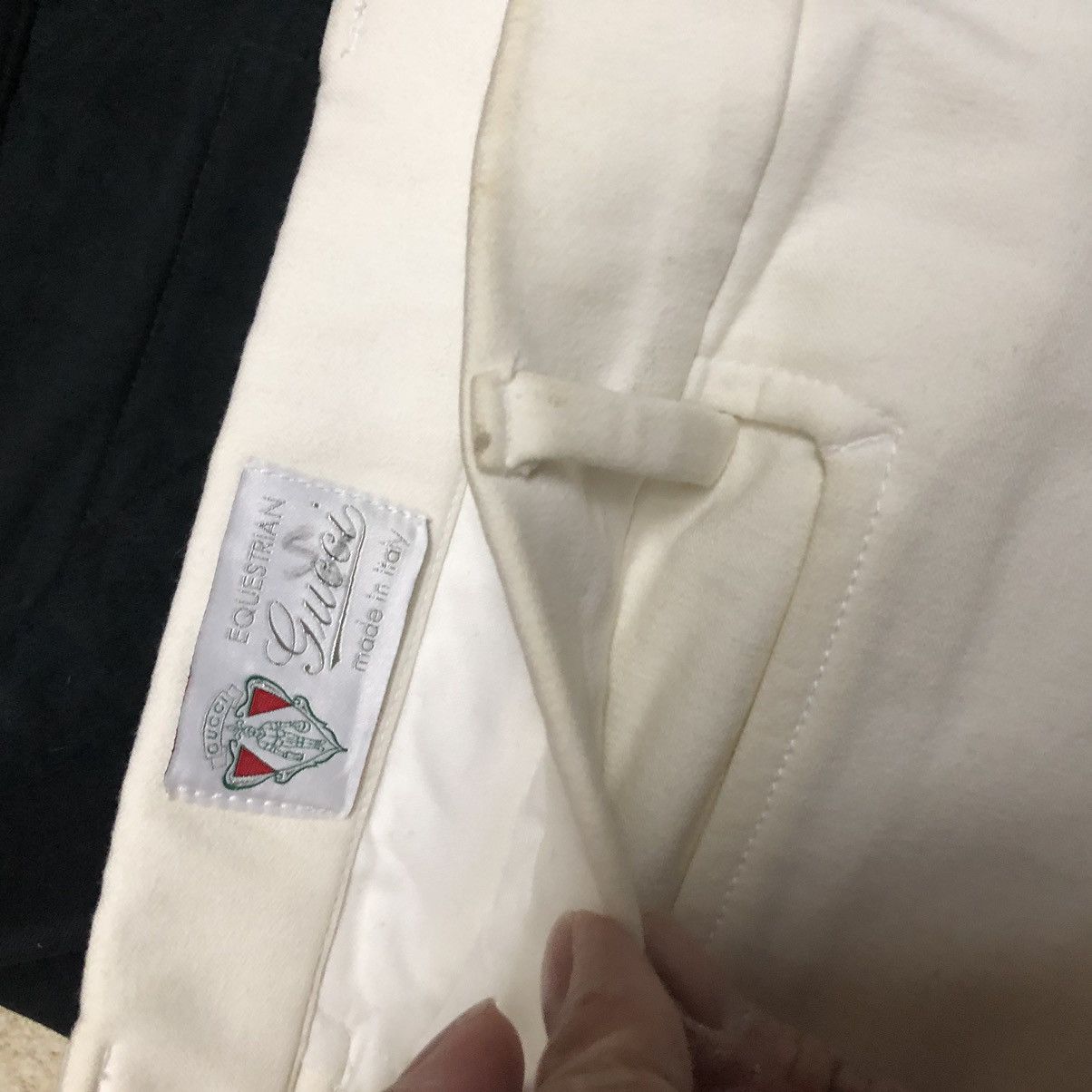 Gucci × Vintage Gucci 34w skinny Equestrian Stripe Pants Size US 34 / EU 50 - 5 Thumbnail