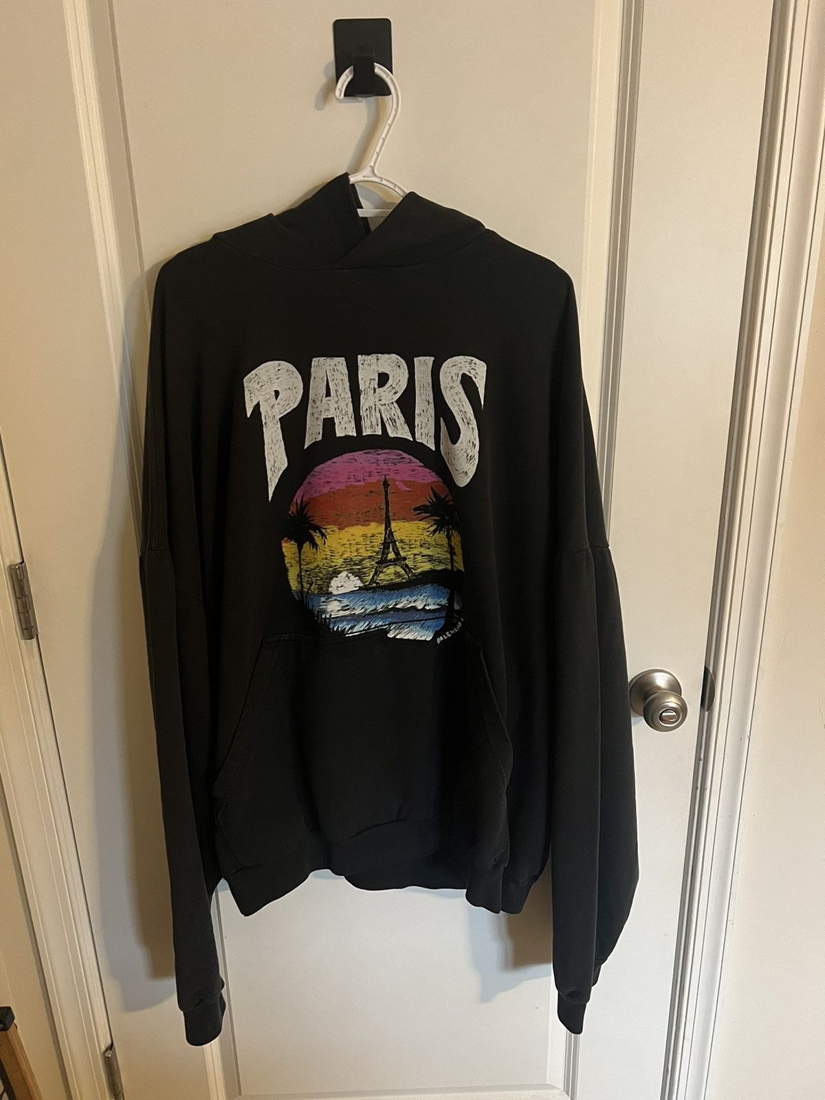 Balenciaga Balenciaga Paris Tropical Hoodie Size US XXL / EU 58 / 5 - 1 Thumbnail
